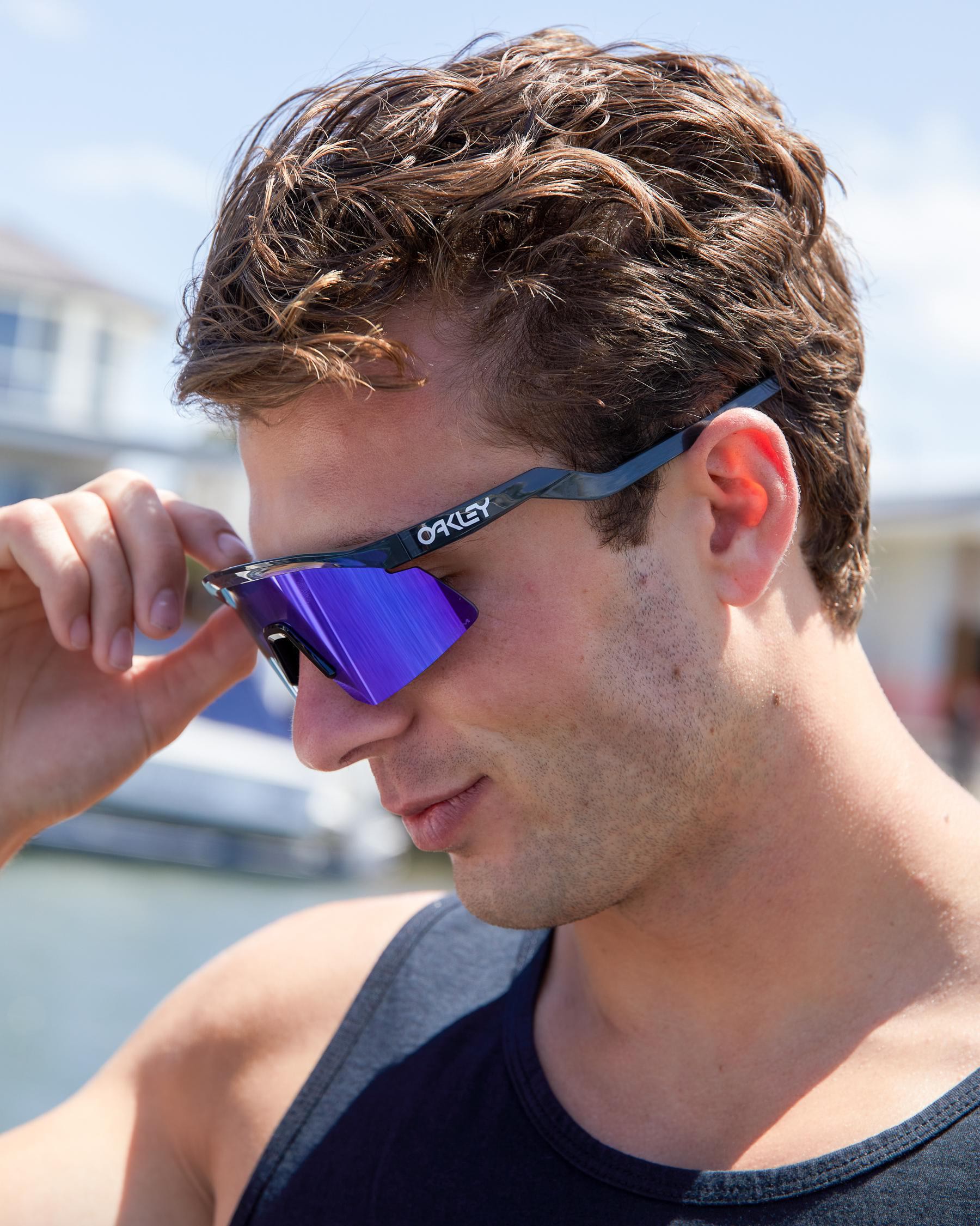 Oakley Hydra Sunglasses In Black W/ Prizm Violet | City Beach United States