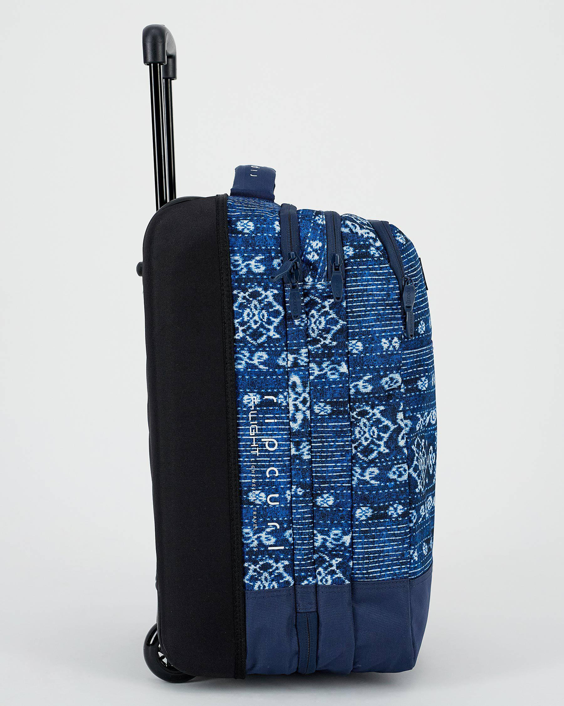 Rip Curl FLight Cabin Surf Shack Small Wheeled Travel Bag In Navy