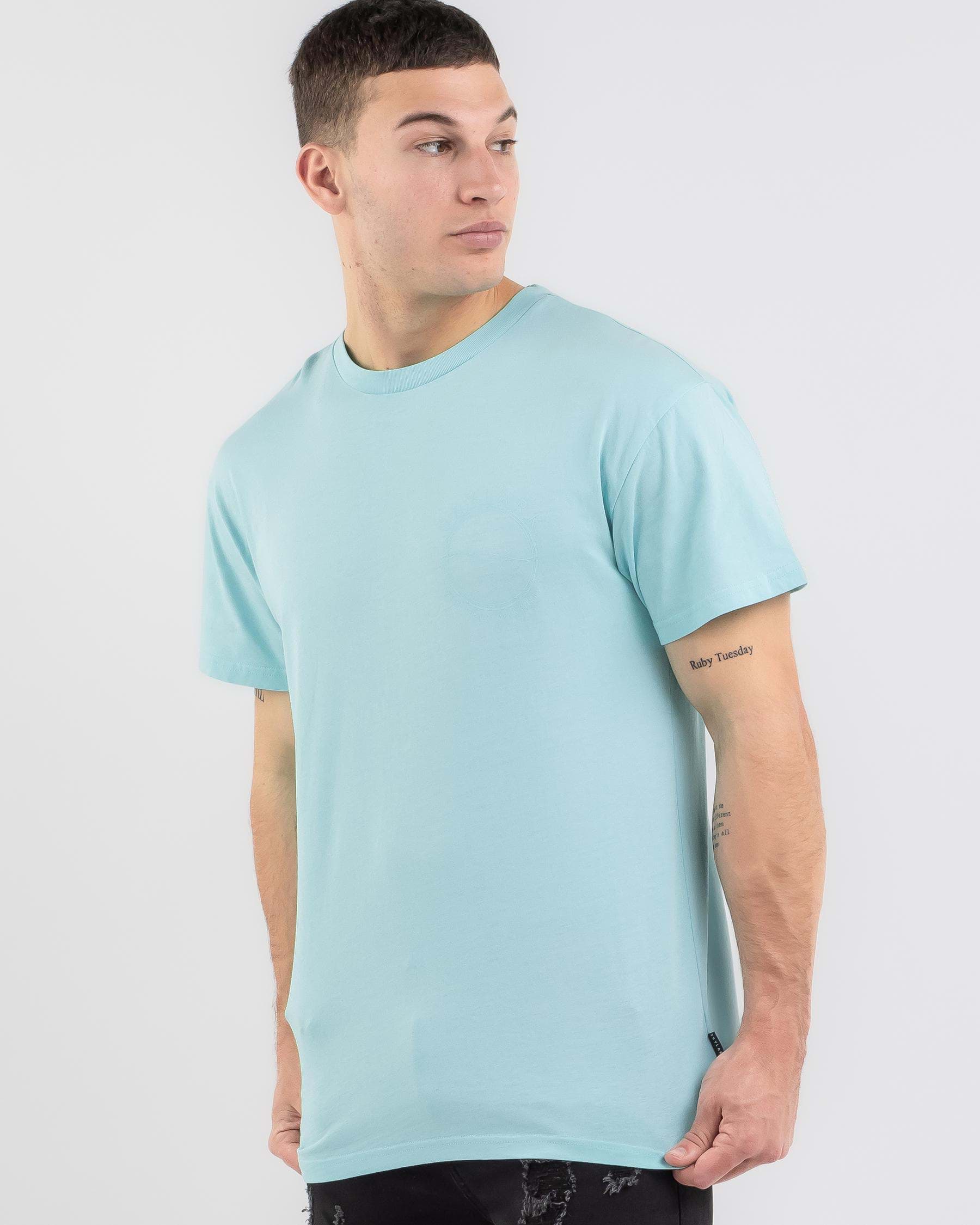 Skylark Fade Away T-Shirt In Pastel Blue - Fast Shipping & Easy Returns ...