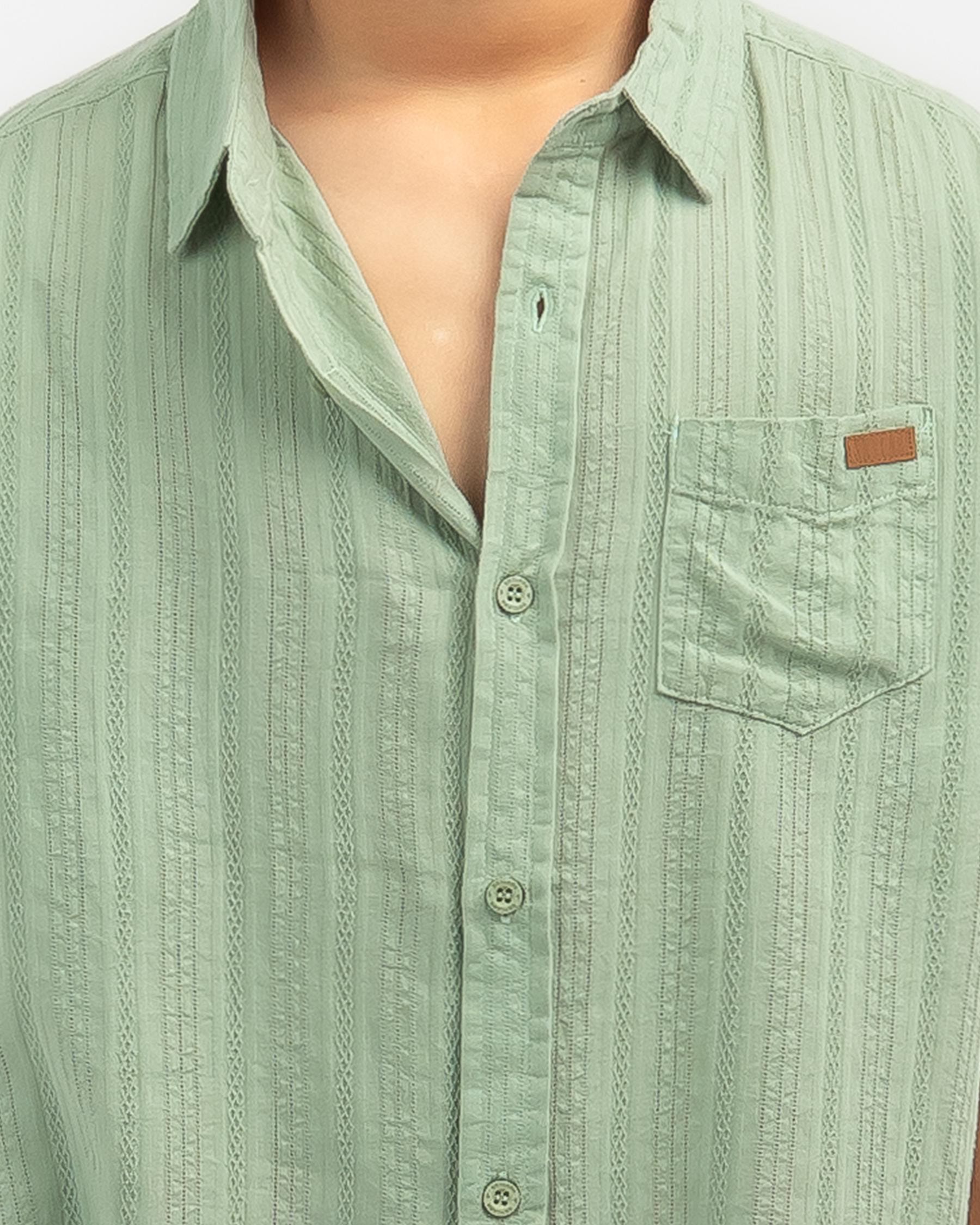Skylark Boys' Novella Short Sleeve Shirt In Seagreen - Fast Shipping ...