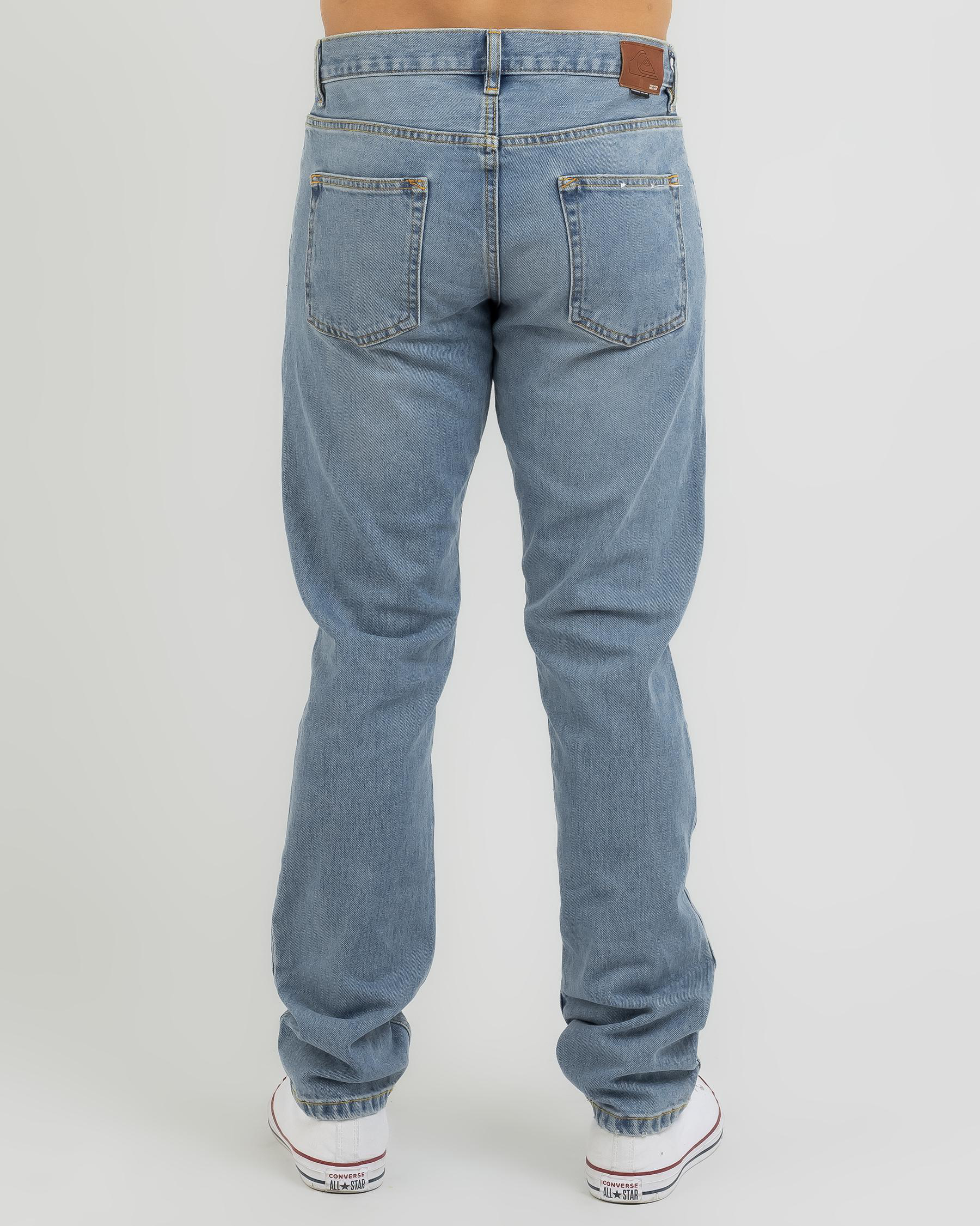 Shop Quiksilver Modern Wave Salt Water Jeans In Salt Water Fast