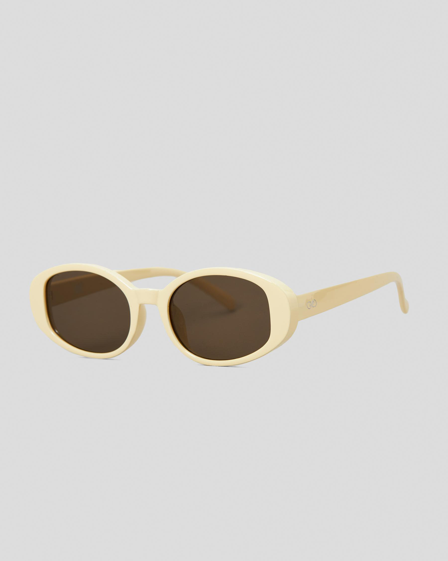 Shop Szade Eyewear Downtown Sunglasses In Buttercream/sepia Fast