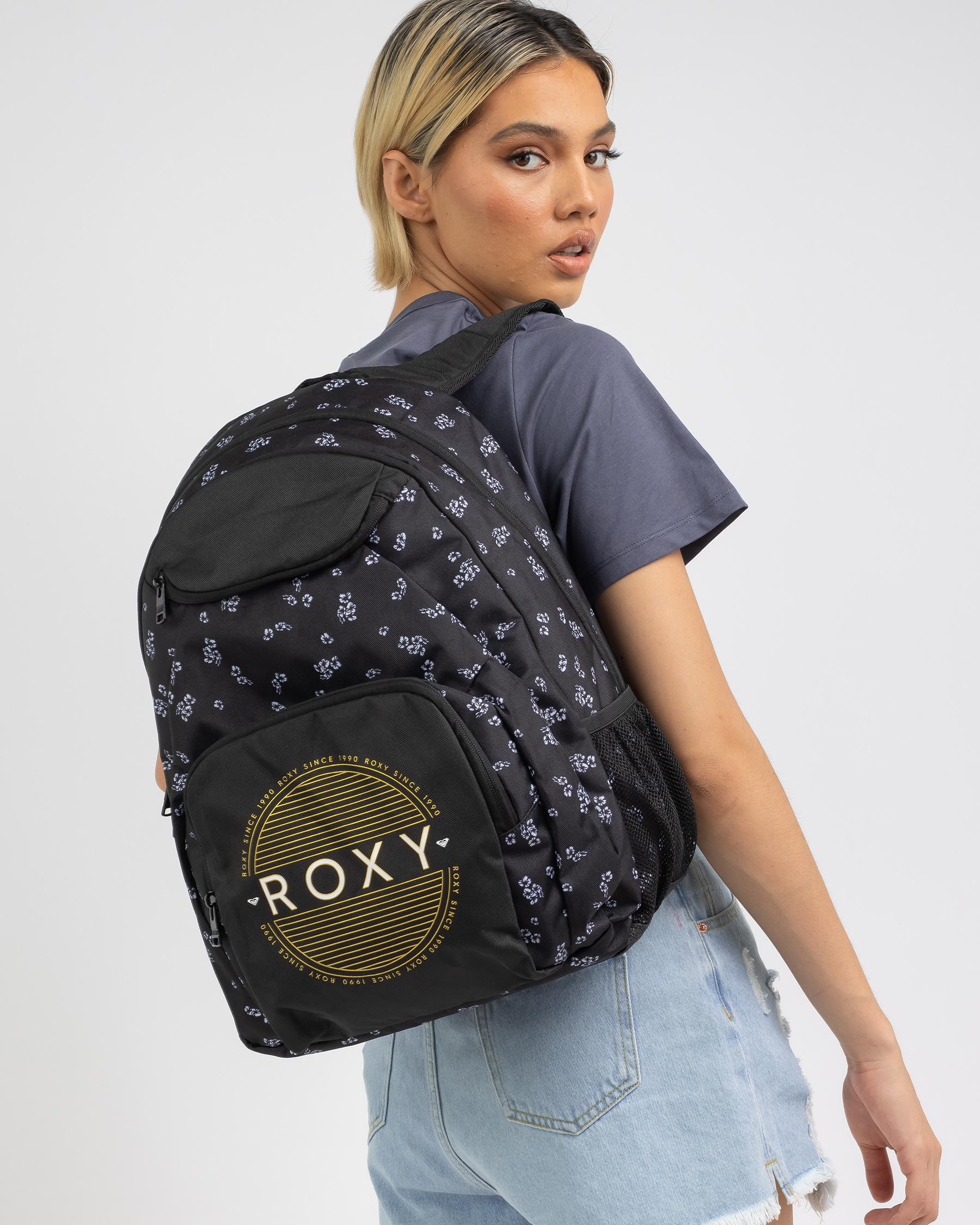 Shop Roxy Shadow Swell Backpack In Anthracite Dreamer Fast Shipping & Easy Returns City