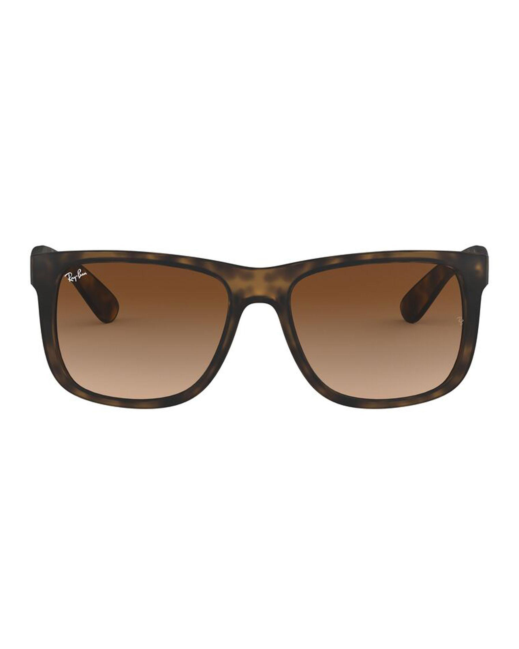 Shop RayBan Justin Classic RB4165 Sunglasses In Rubber Light Havana