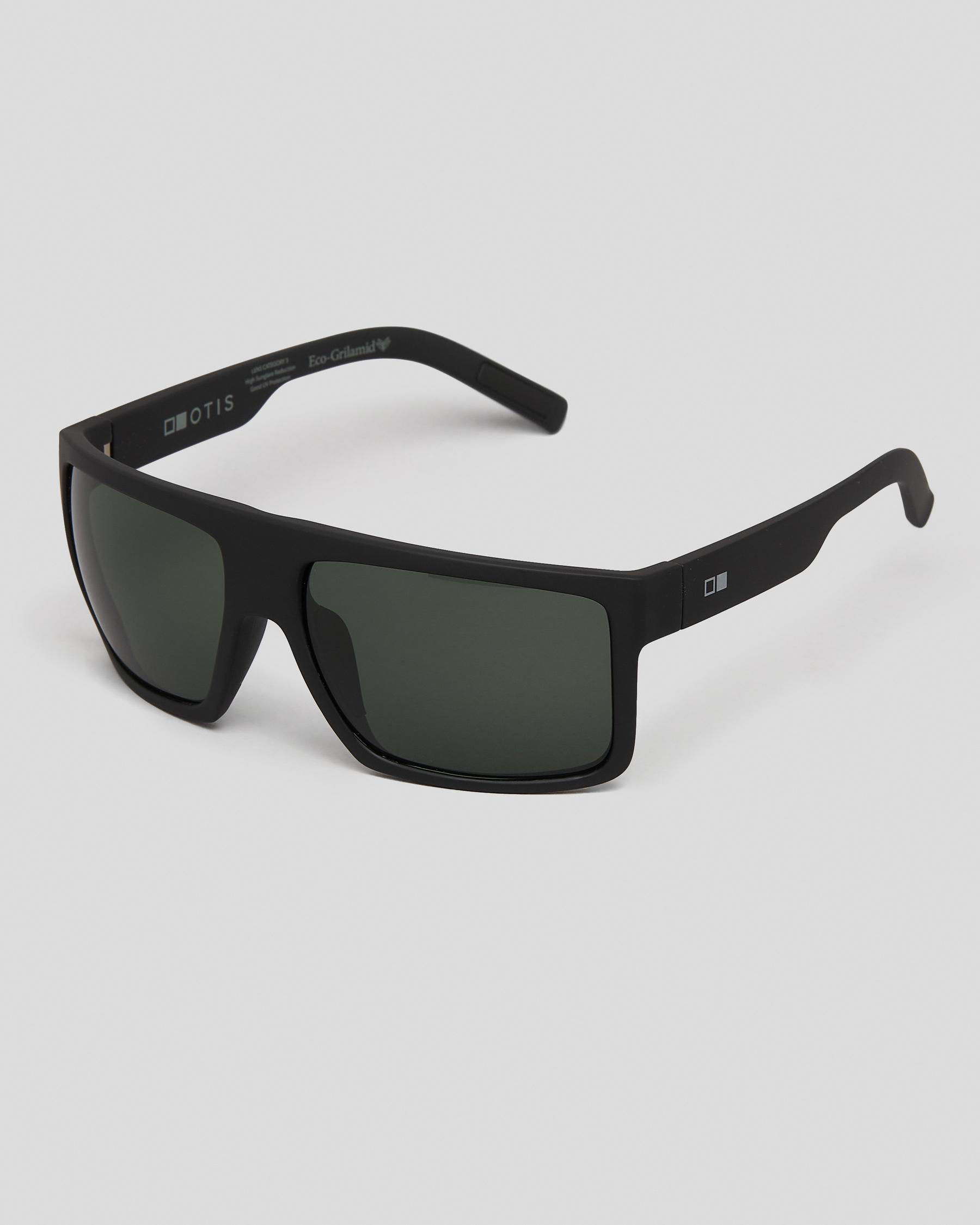 Shop Otis Capitol Sport Polarised Sunglasses In Matte Black/grey Polar
