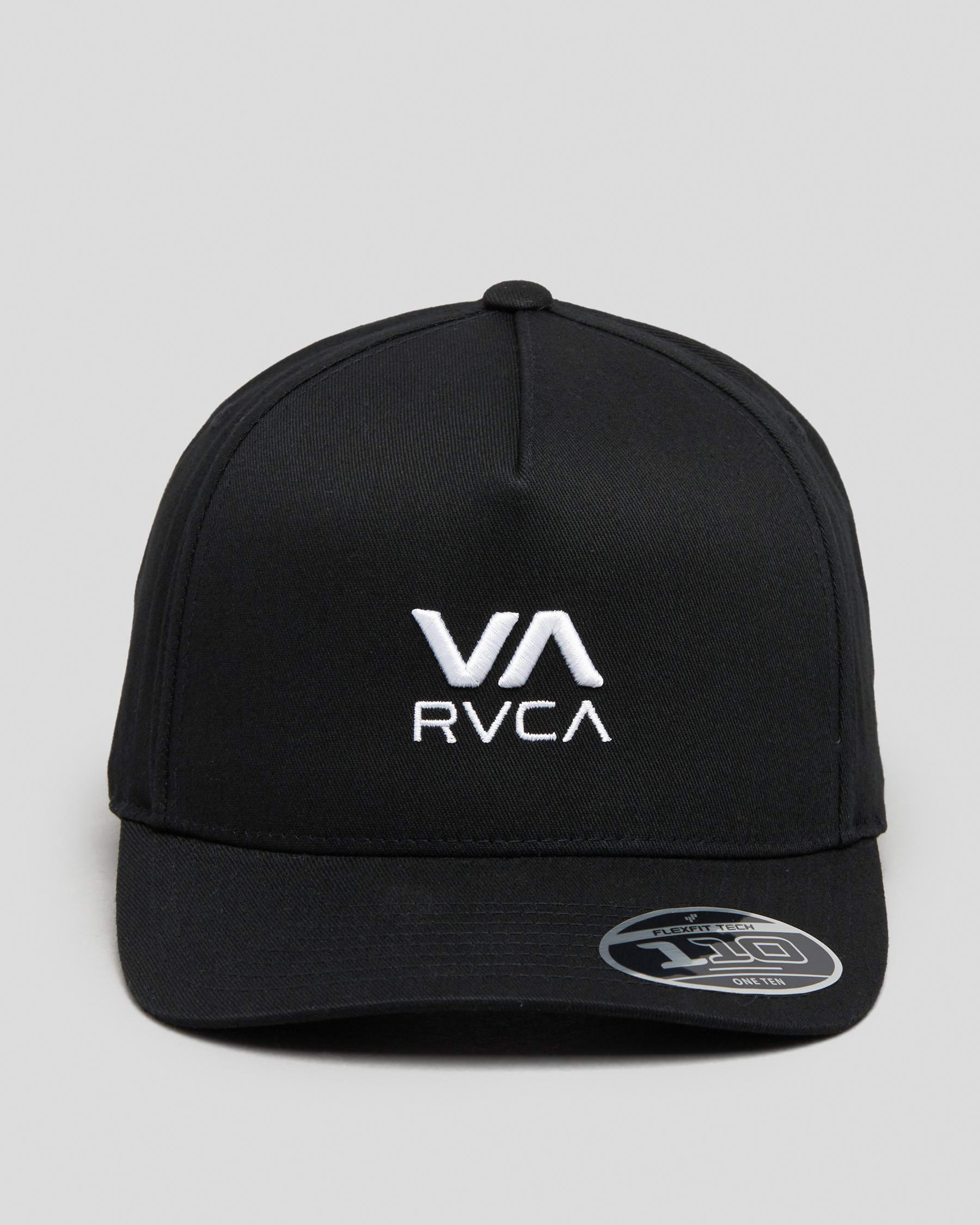 RVCA Flip The RVCA Pinched Snapback In Rvca Black Fast Shipping
