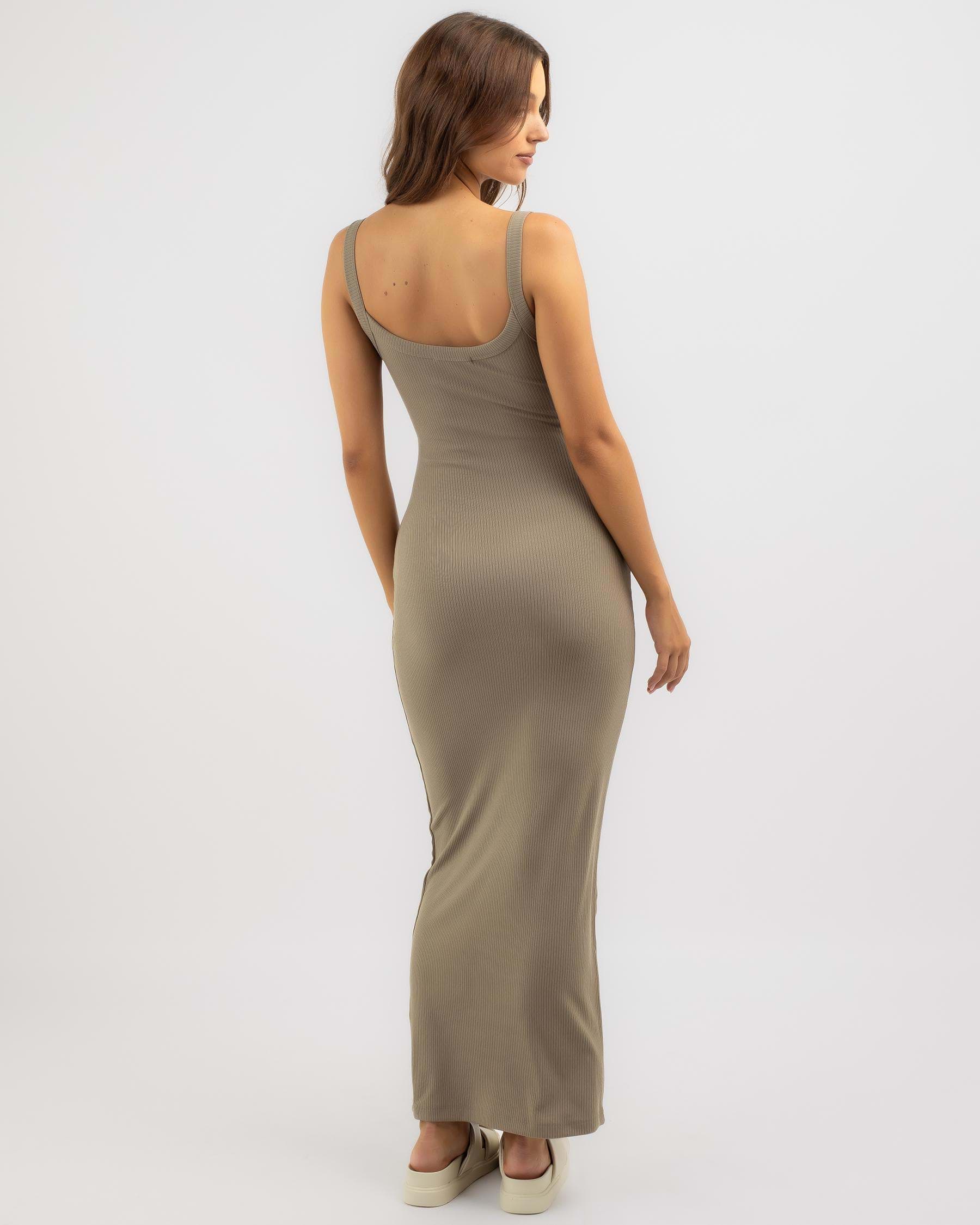 Ava And Ever Ayla Maxi Dress In Taupe - Fast Shipping & Easy Returns ...