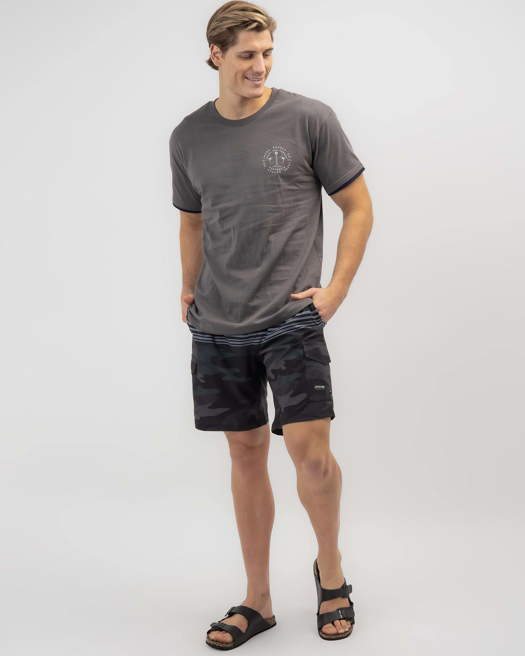 Jacks Concealed Board Shorts In Camo - Fast Shipping & Easy Returns ...
