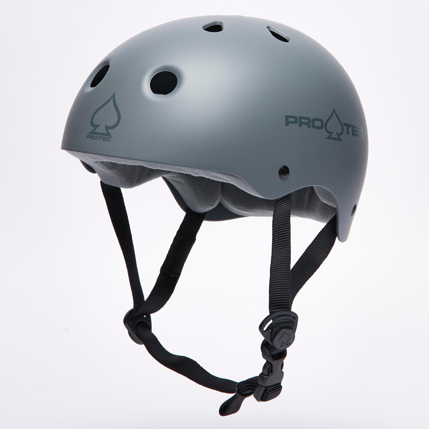 Shop Pro Tec Skate Helmet In Matt Grey Fast Shipping & Easy Returns