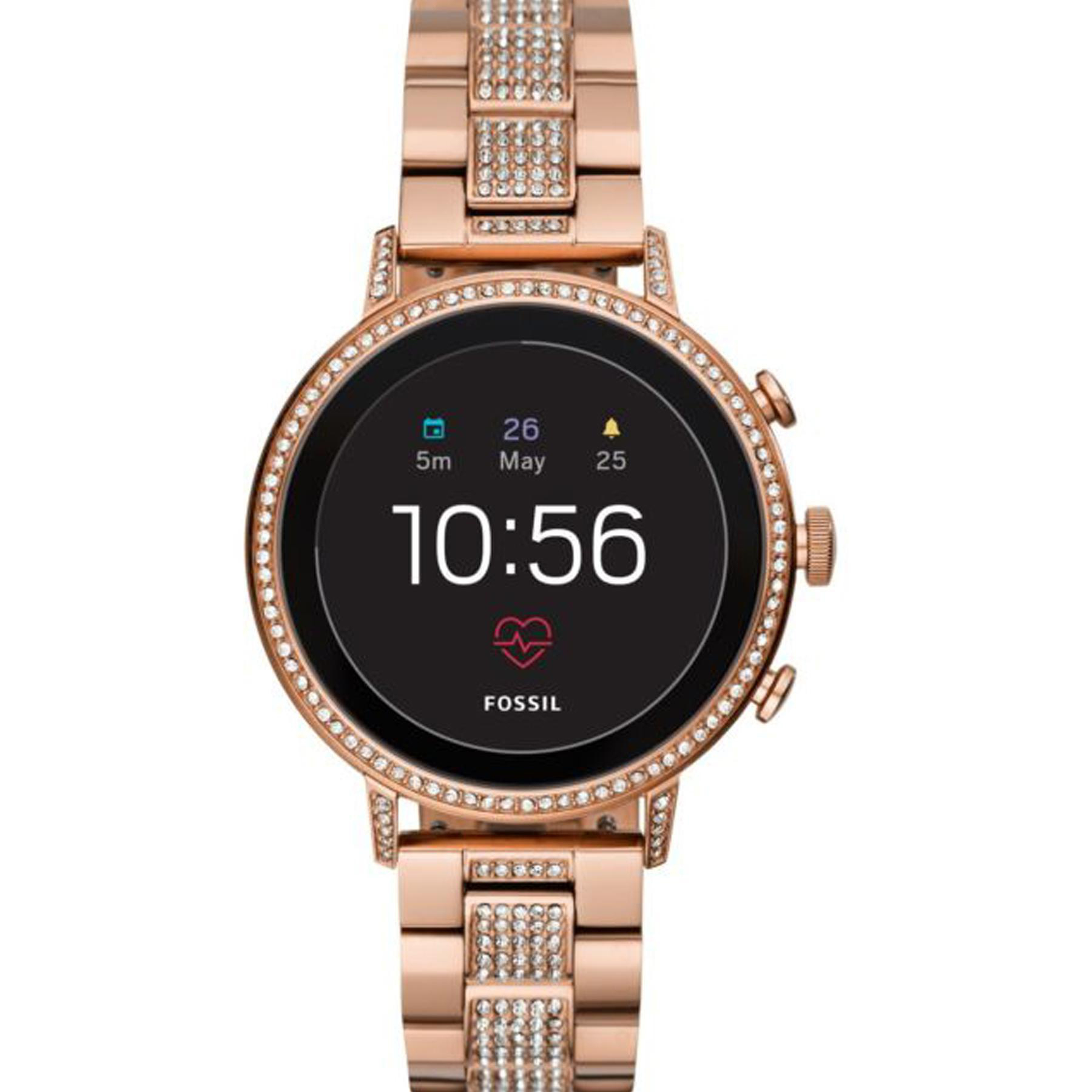 Shop Fossil Venture HS Smart Watch In Rose Gold Fast Shipping & Easy