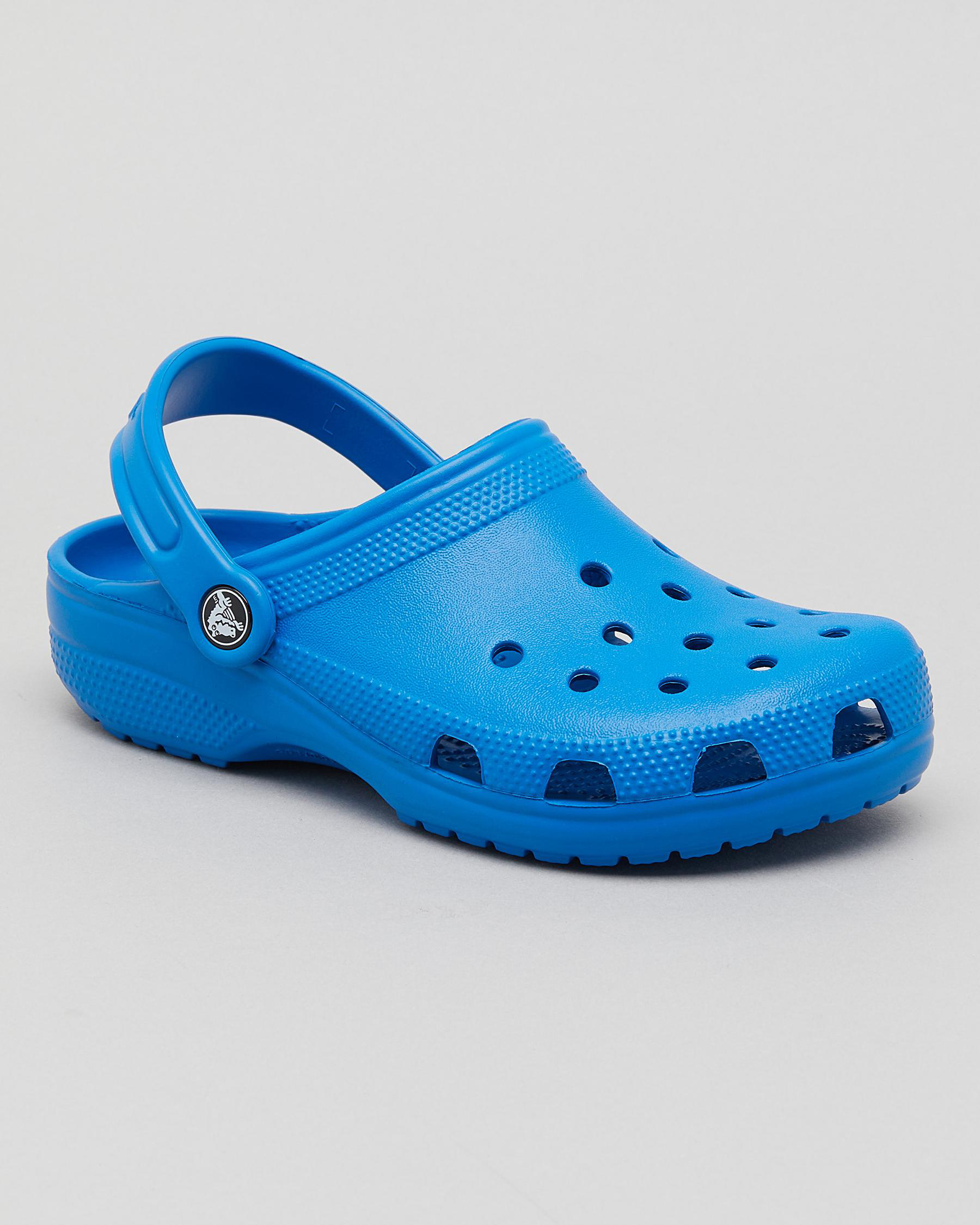 Crocs Kids' Classic Clog Sandals In Bright Cobalt - FREE* Shipping ...