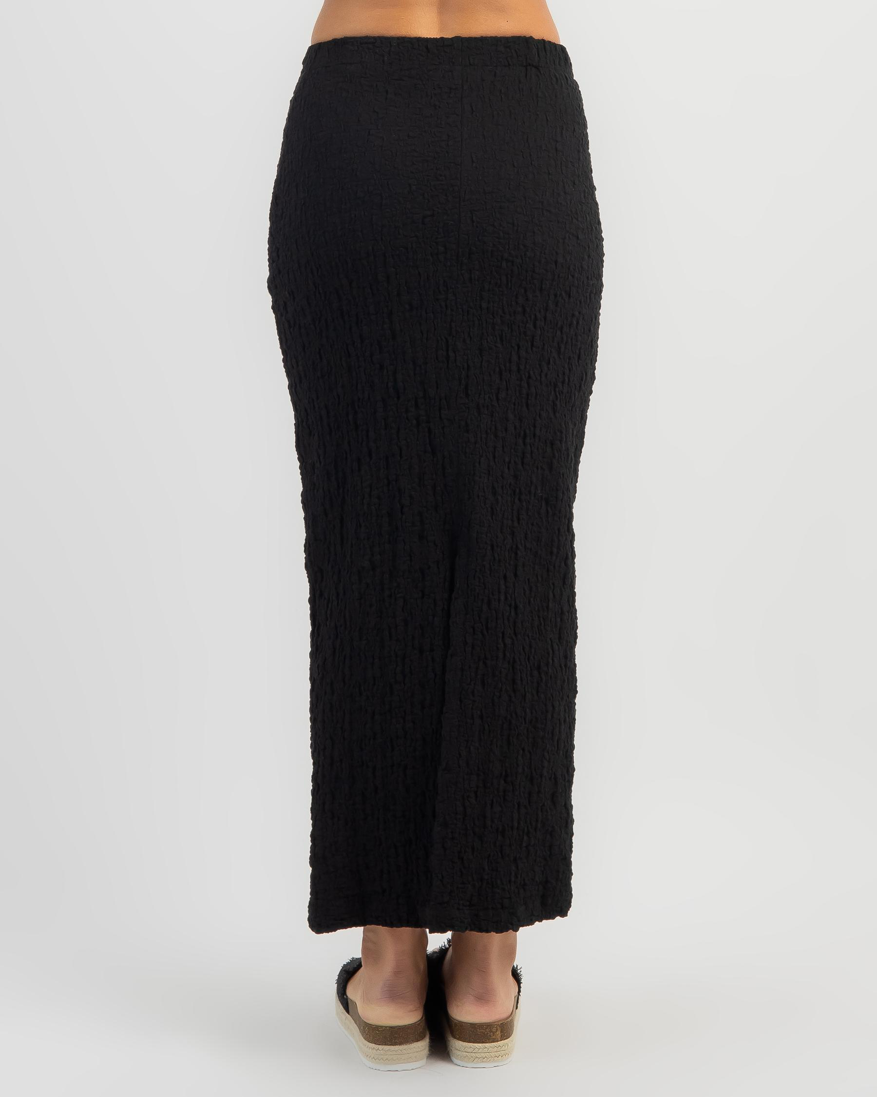 Shop Sassy Hills Fashion Precious Maxi Skirt In Black Fast Shipping