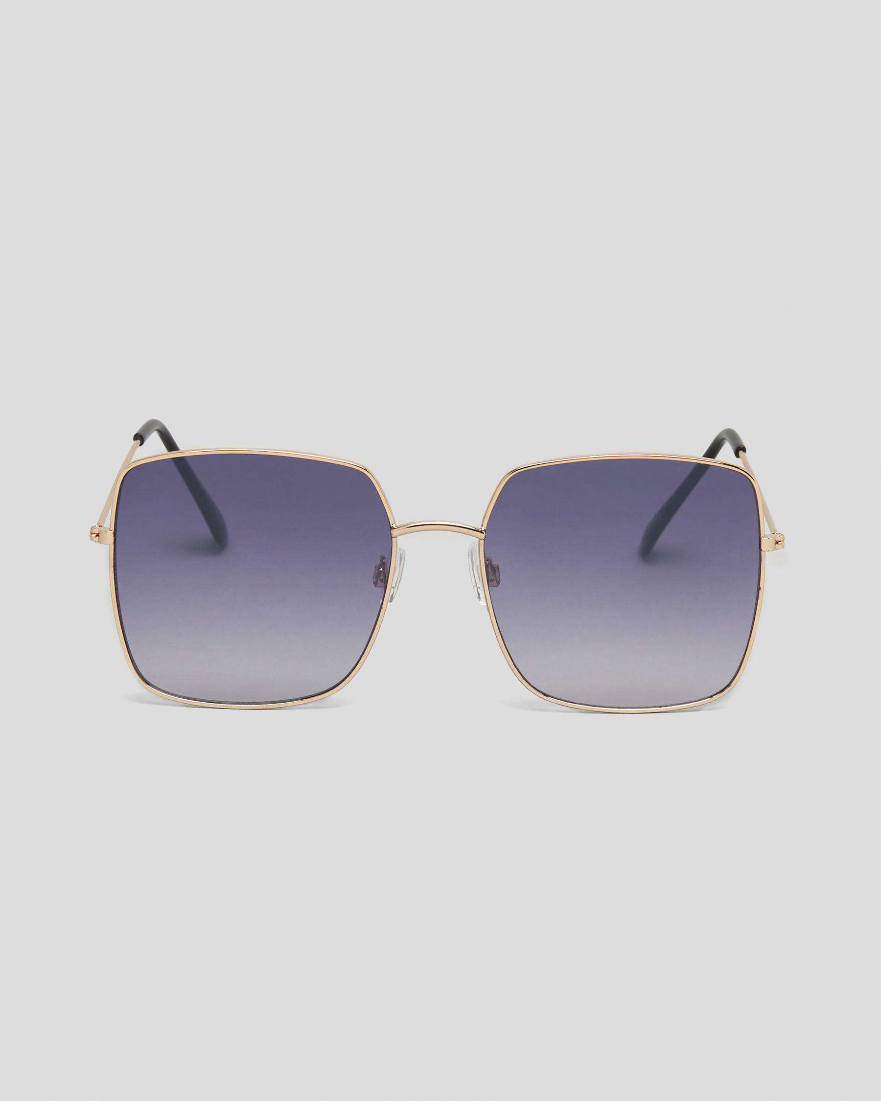 Shop Indie Eyewear Stratford Sunglasses In Gold/smoke Fast Shipping