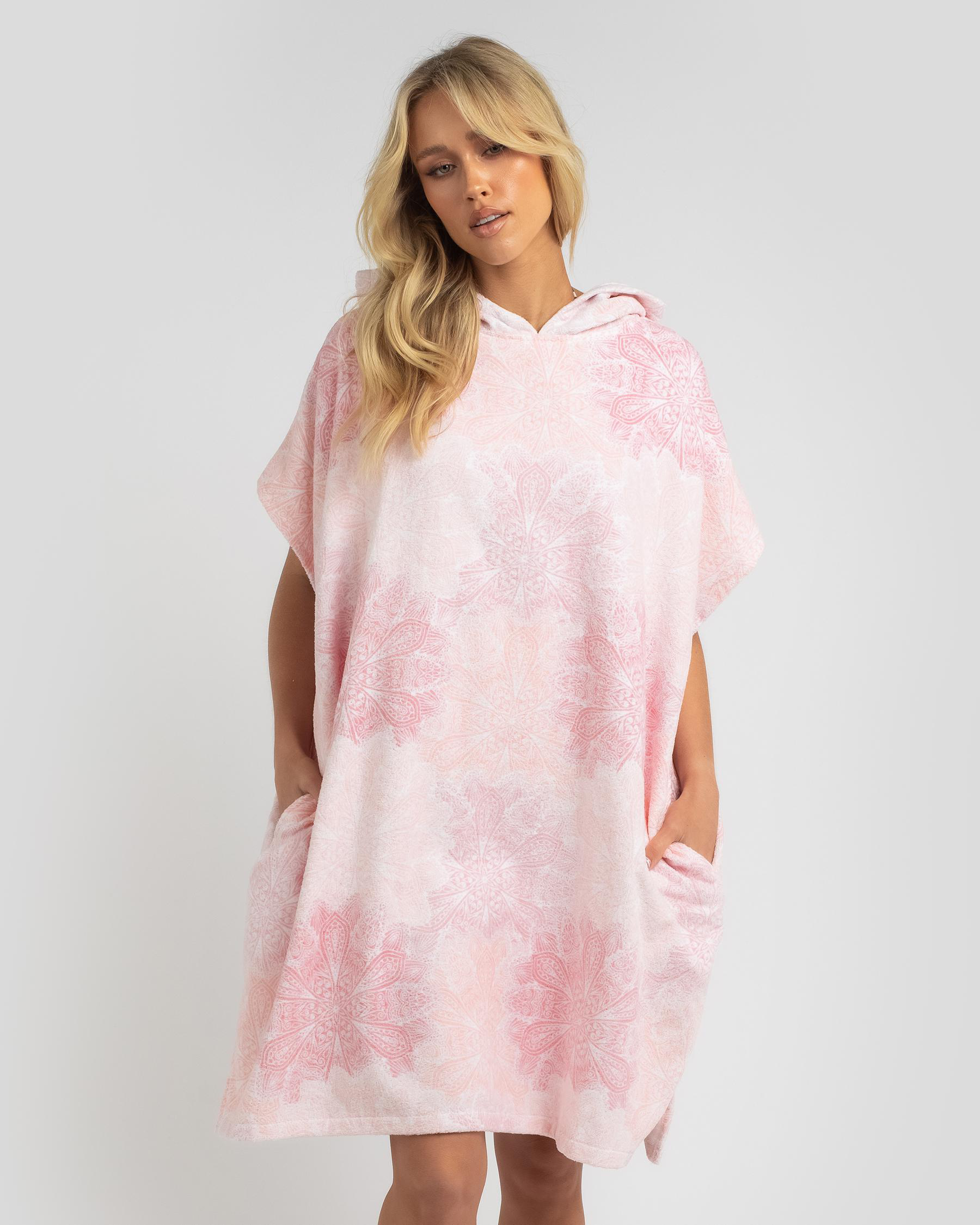 Shop Topanga Key West Hooded Towel In Pink Fast Shipping & Easy Returns City Beach Australia