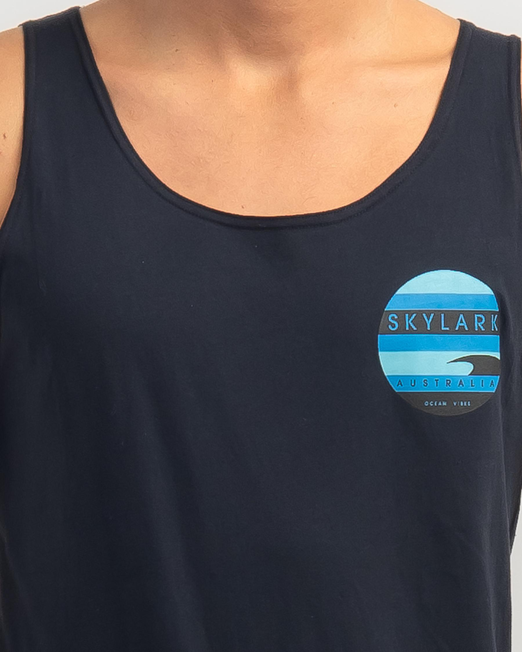 Shop Skylark Cycle Singlet In Navy - Fast Shipping & Easy Returns ...