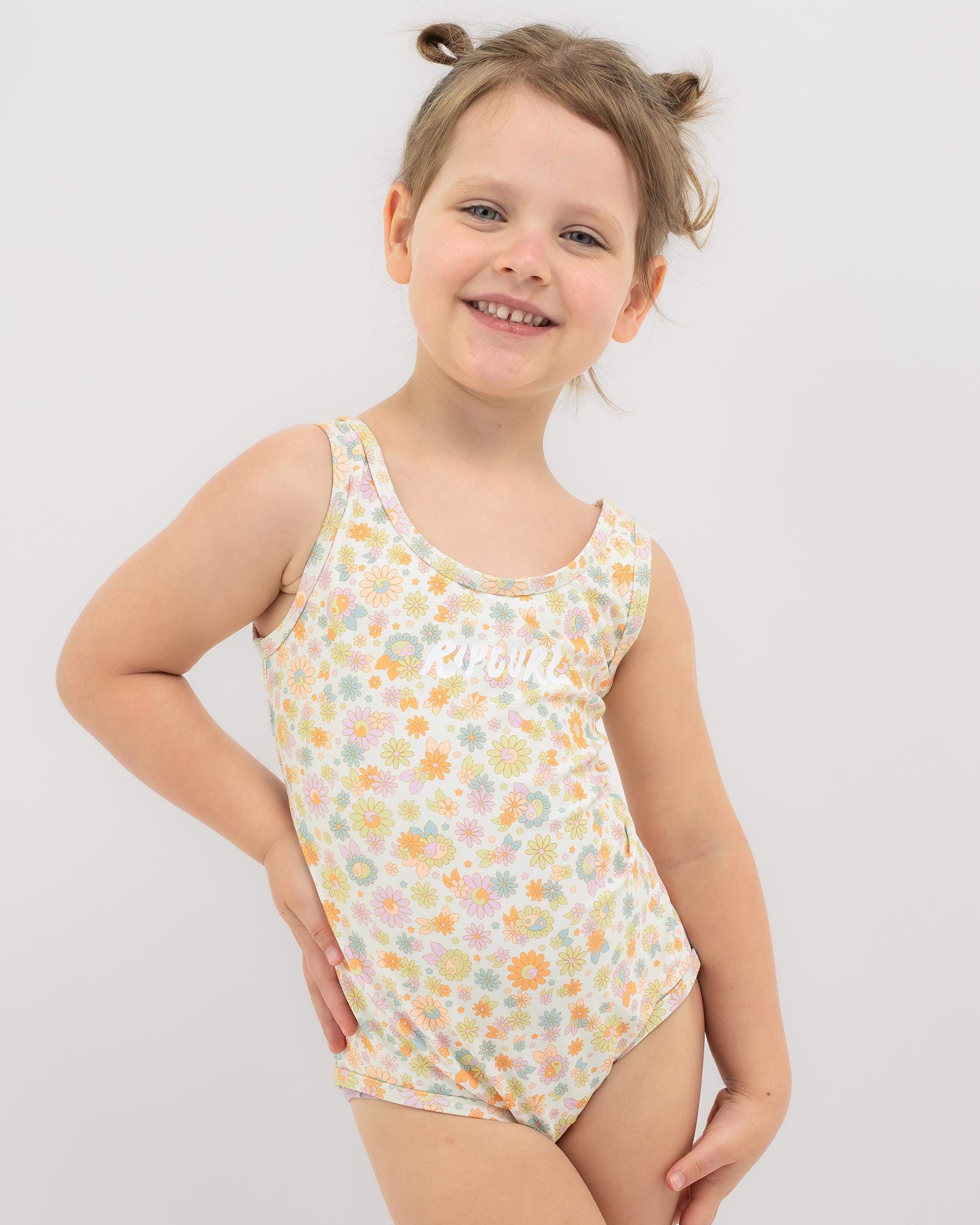 Rip Curl Toddlers' LA Tropica One Piece Swimsuit In Multico - Fast ...