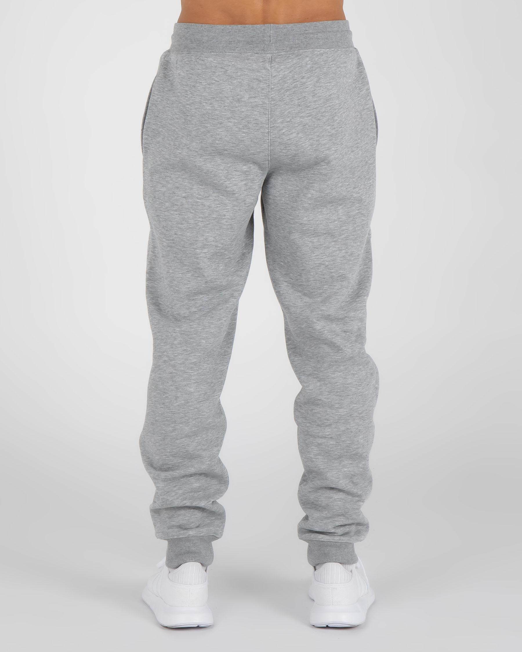 Russell Athletic Long Logo Track Pants In Ashen Marle Fast Shipping & Easy Returns City