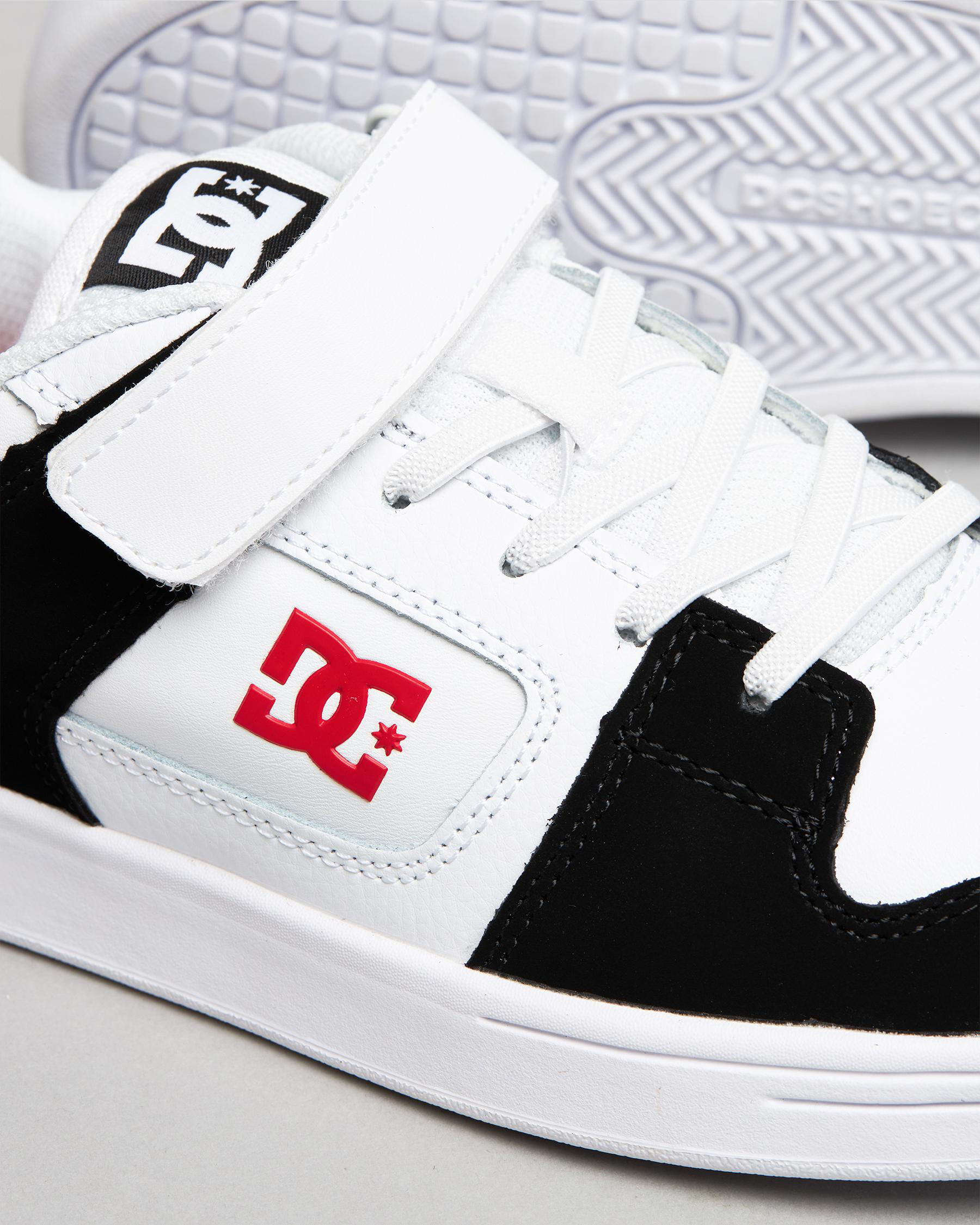 Shop DC Shoes Boys' Manteca 4 V Shoes In Black/white/red - Fast ...