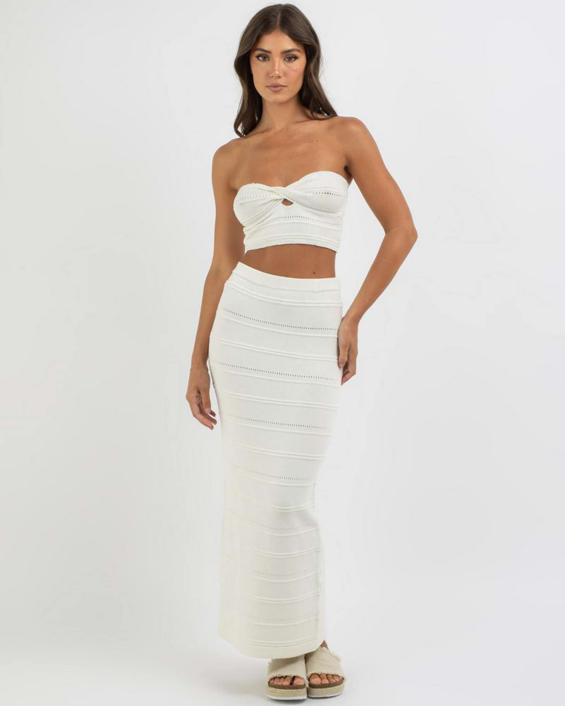 Mooloola Wategos Tube Top In White - FREE* Shipping & Easy Returns - City  Beach United States