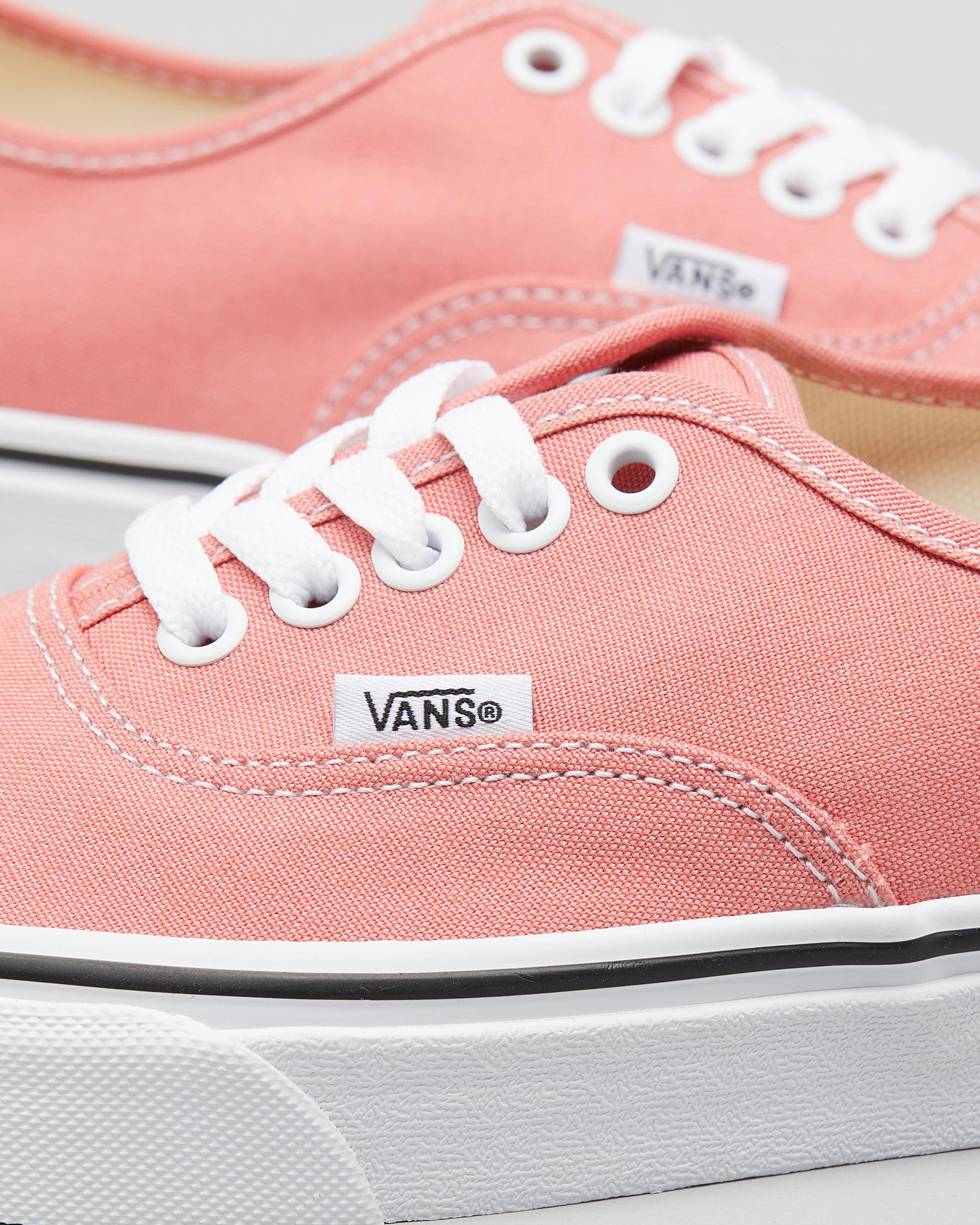 Shop Vans Womens Authentic Shoes In Rosette/true White Fast Shipping & Easy Returns City