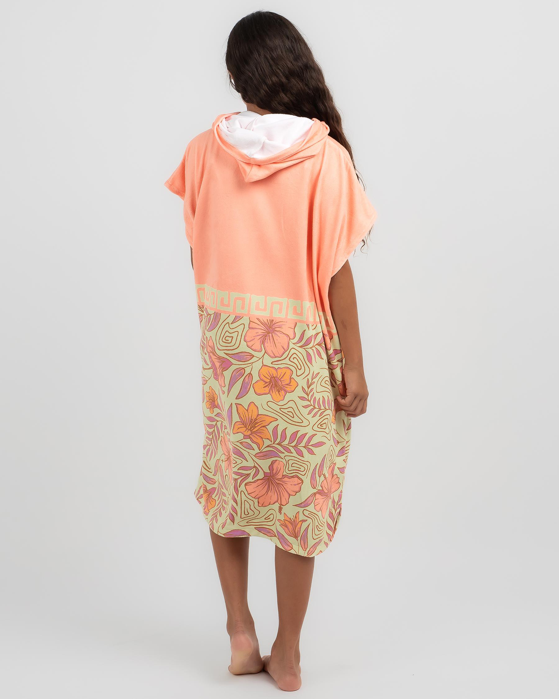 Girls Mixed Snap Hooded Towel