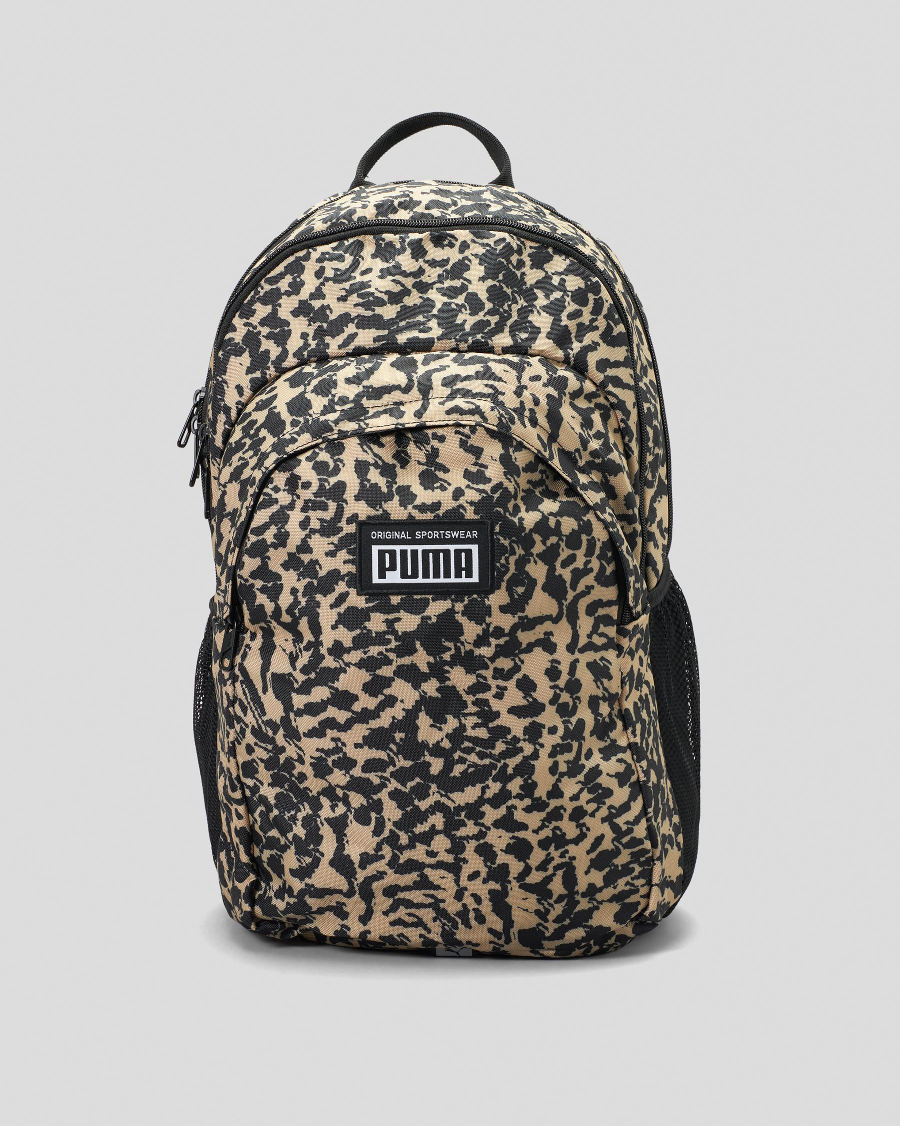 Shop Puma Academy Backpack In Black/sand Dune Fast Shipping & Easy