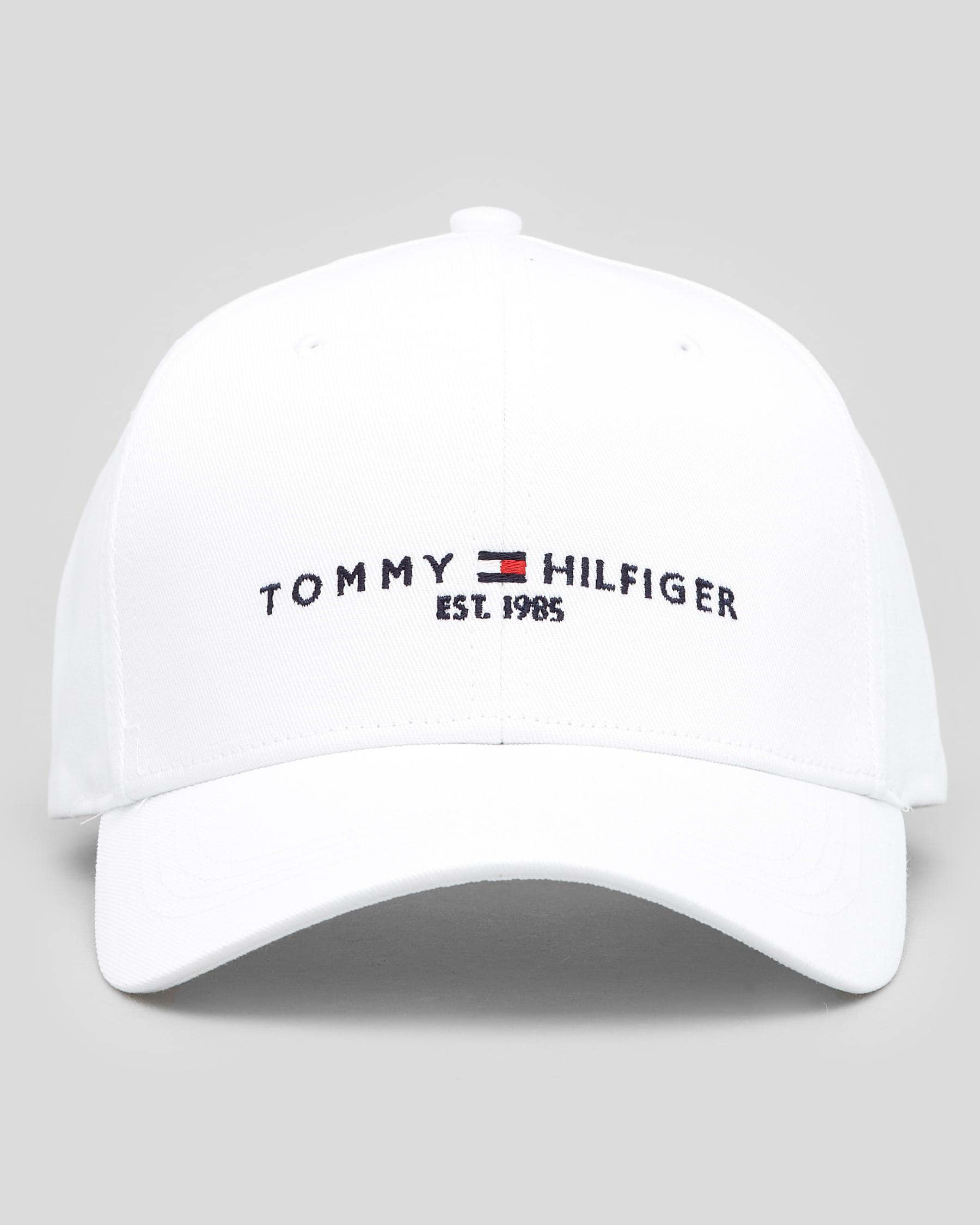 Tommy Hilfiger Established Cap In The Optic White - Fast Shipping ...