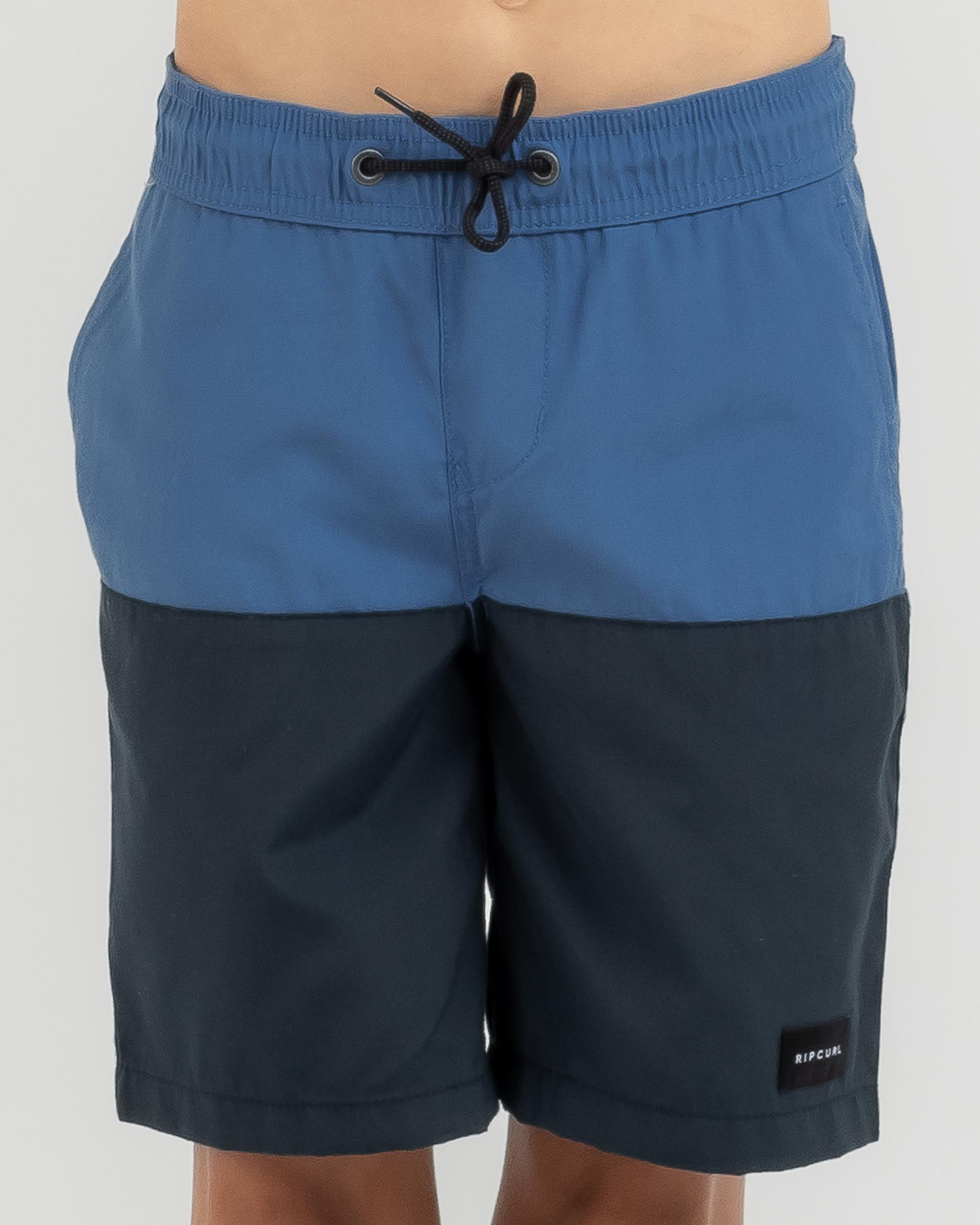 Rip Curl Boys' Block Volley Shorts In Royal Blue - Fast Shipping & Easy ...