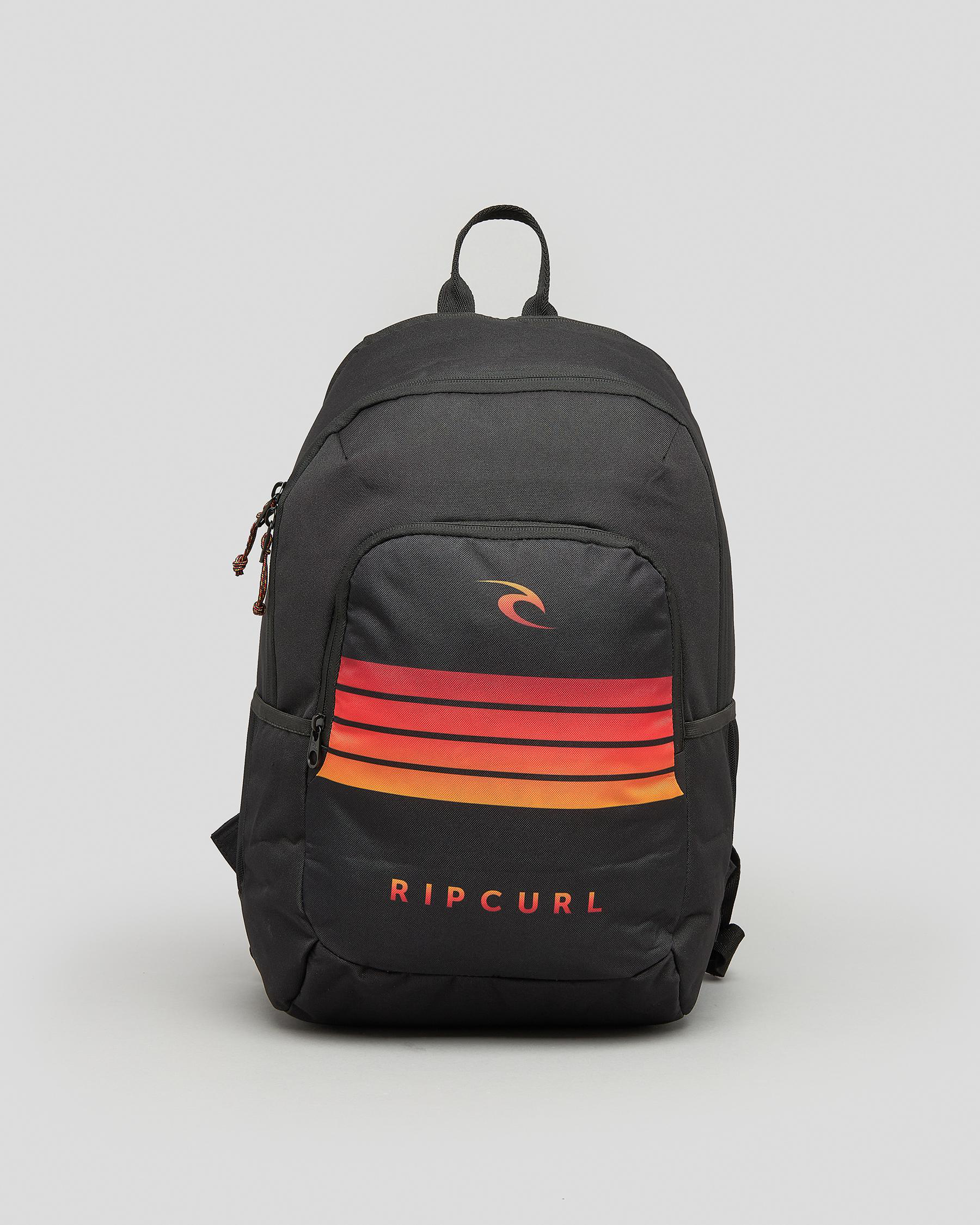 Shop Rip Curl Ozone 30L School Backpack In Black Fast Shipping & Easy