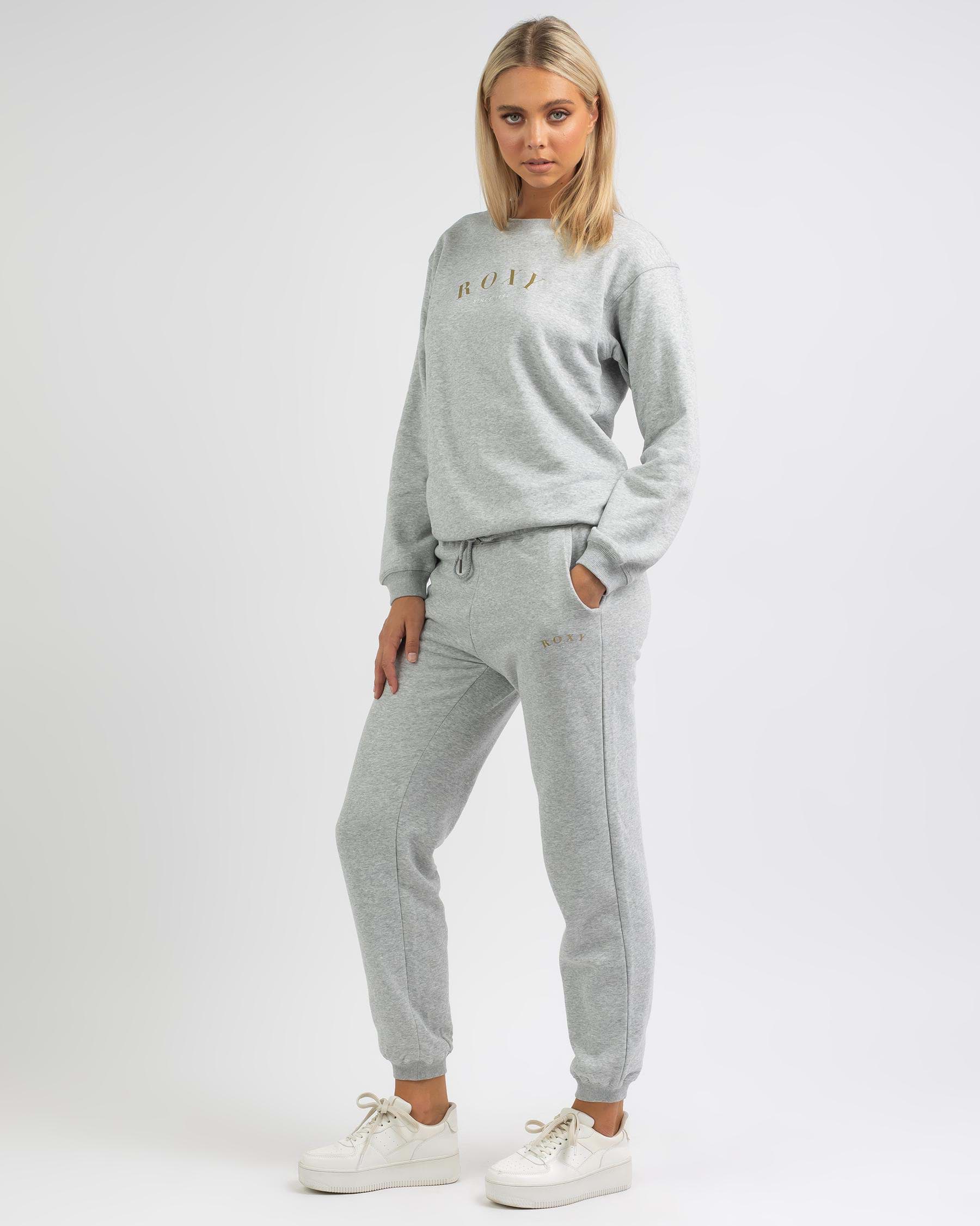 Roxy Surf Stoked Track Pants In Heritage Heather - Fast Shipping & Easy ...