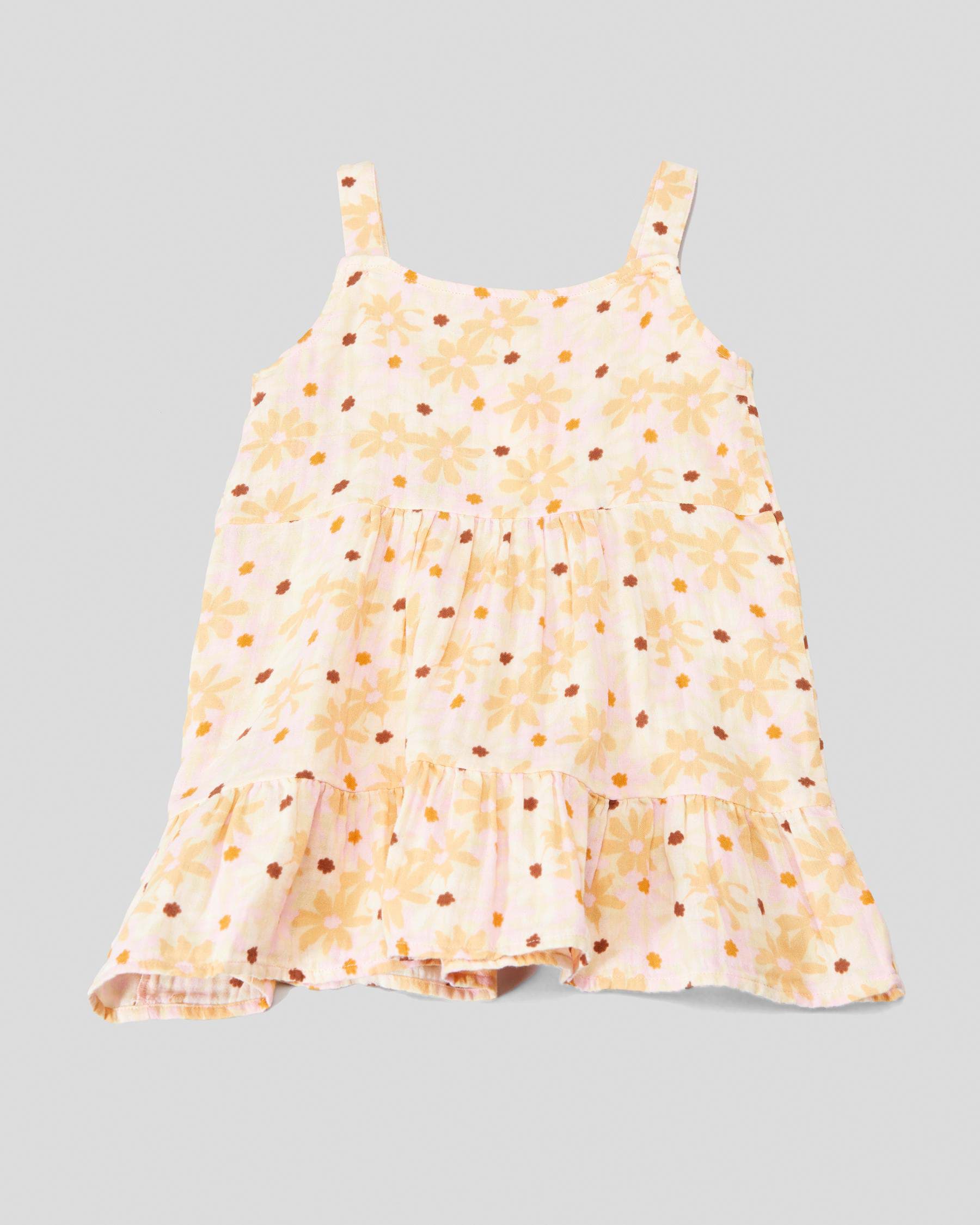 Shop Billabong Toddlers' Little Daisy Dress In Soft Pink - Fast ...