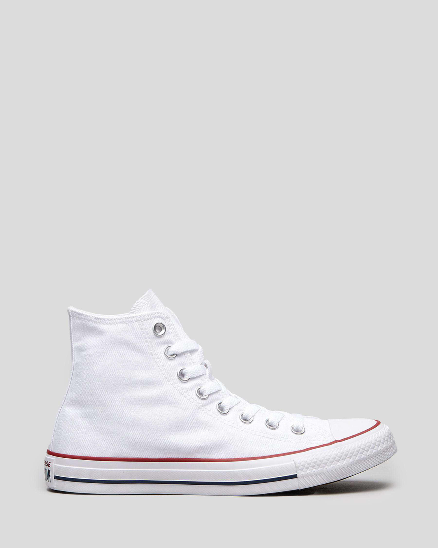 Converse Womens Chuck Taylor Hi-Top Shoes In Optical White - Fast ...