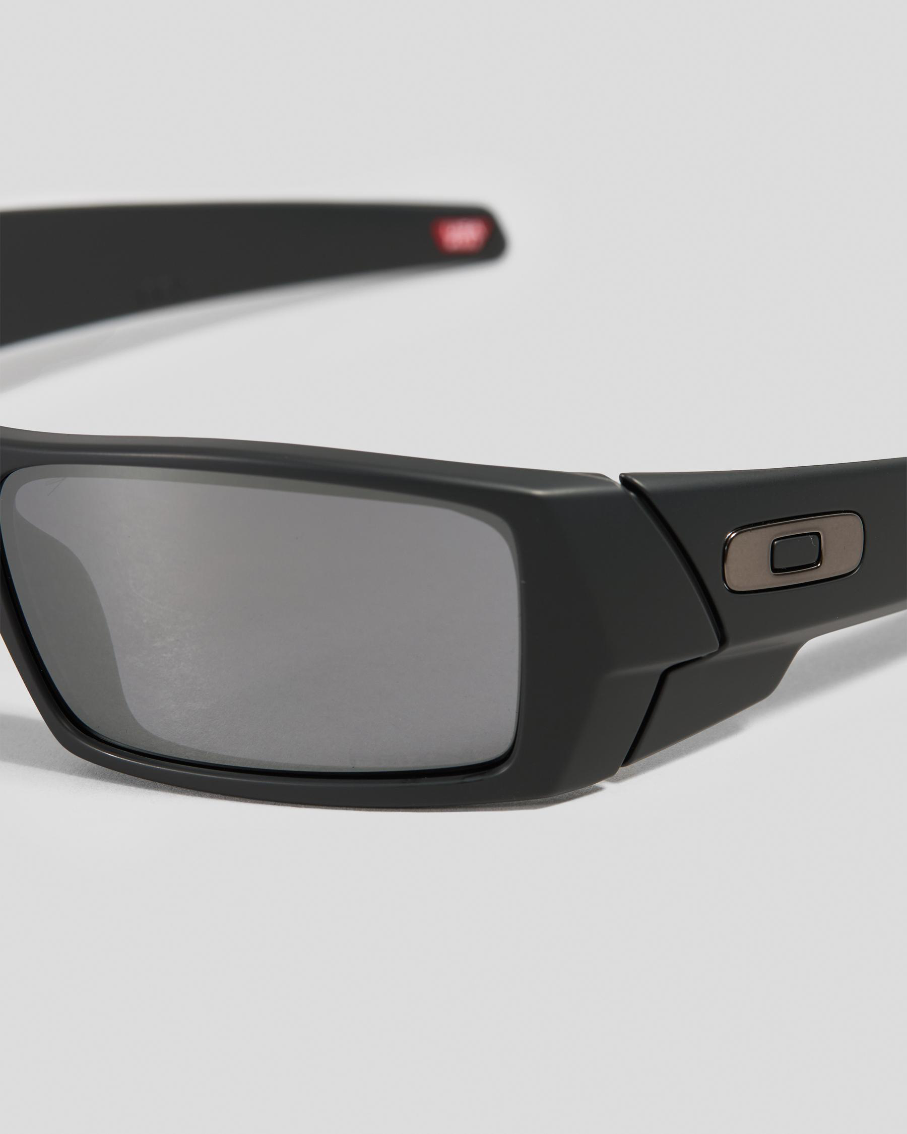 Shop Oakley Gascan Sunglasses In Matte Black W/prizm Black Fast