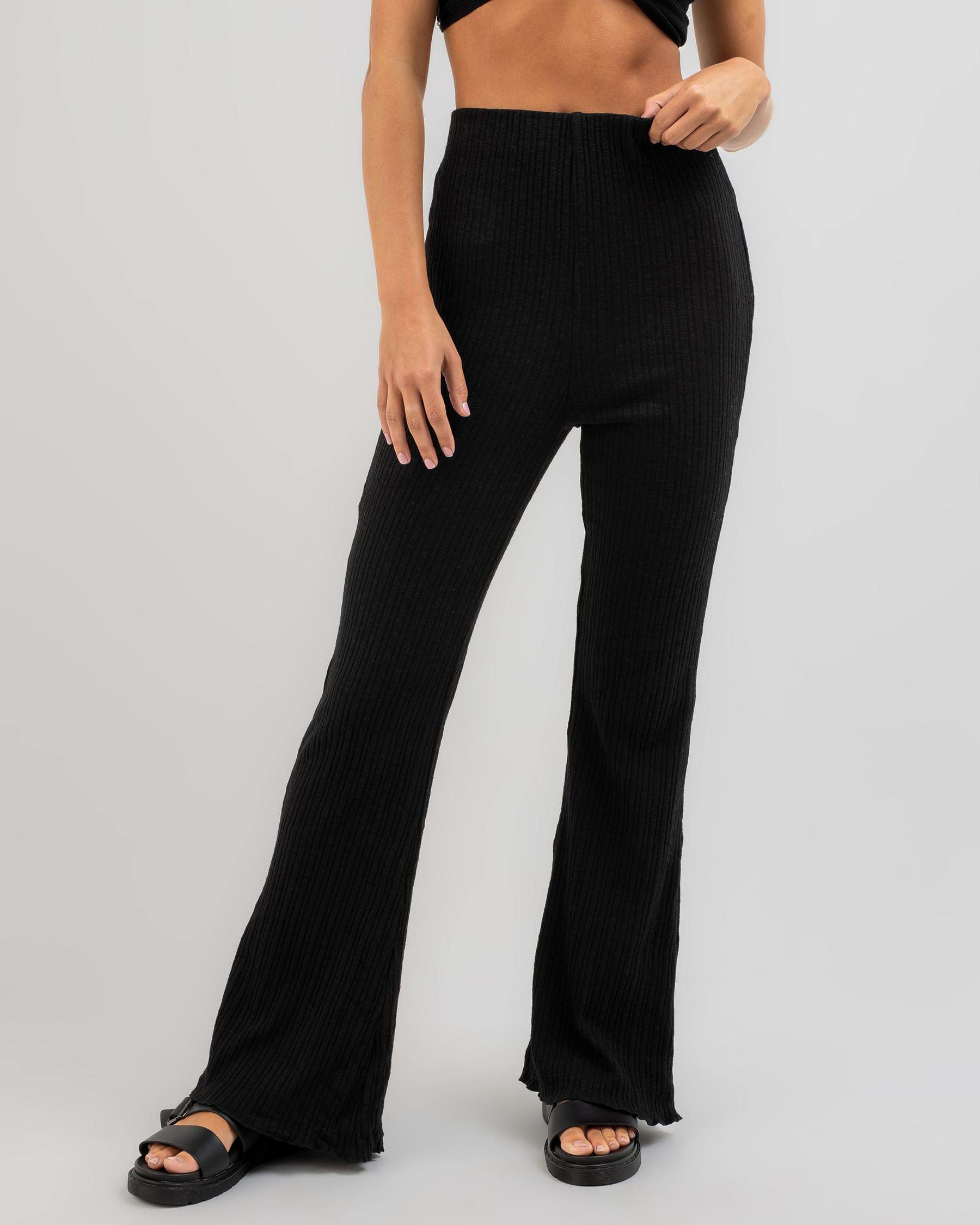Shop Mooloola Storm Lounge Pants In Black - Fast Shipping & Easy ...