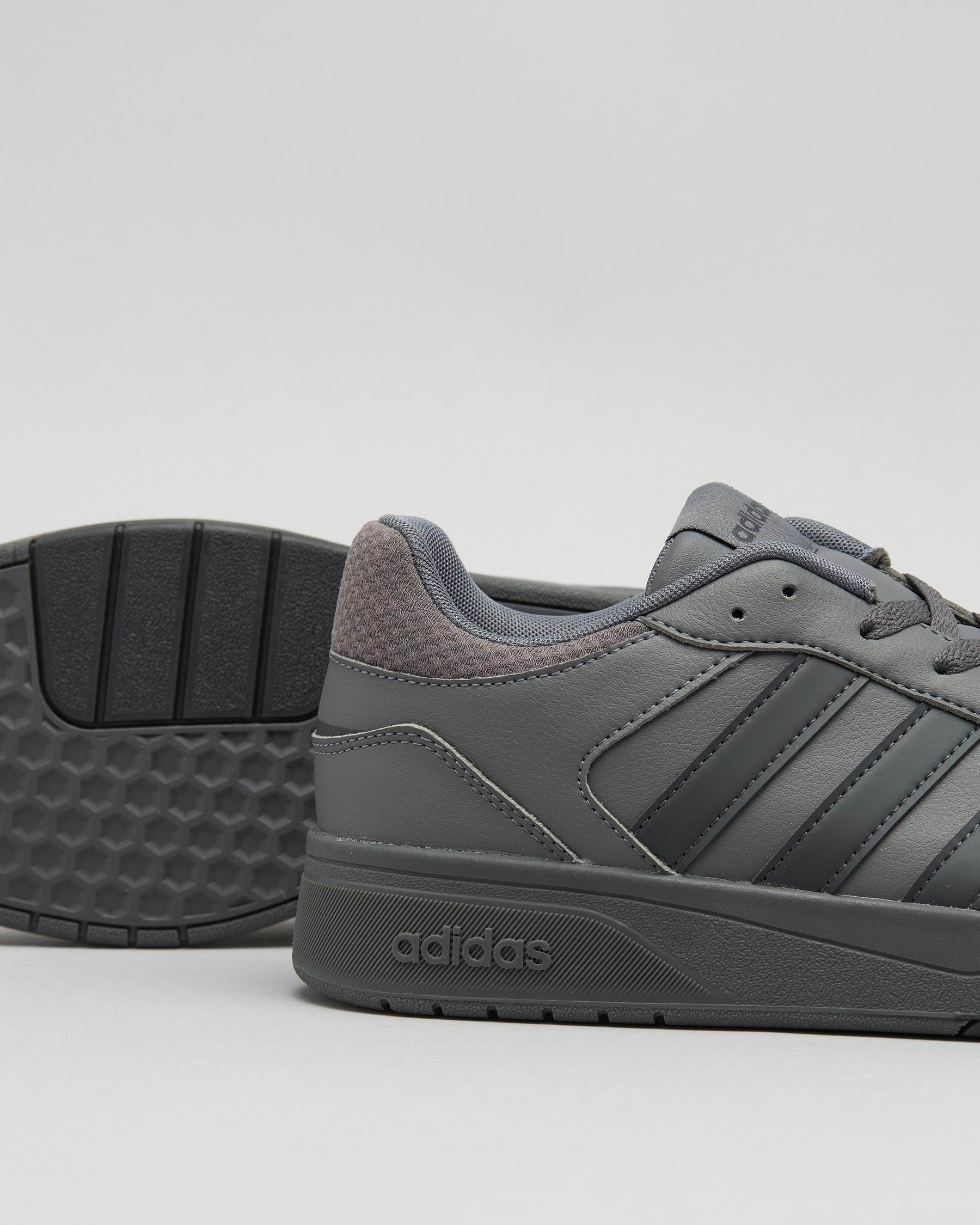 Adidas Courtbeat Shoes In Grey Five/carbon/core Black - Fast Shipping ...