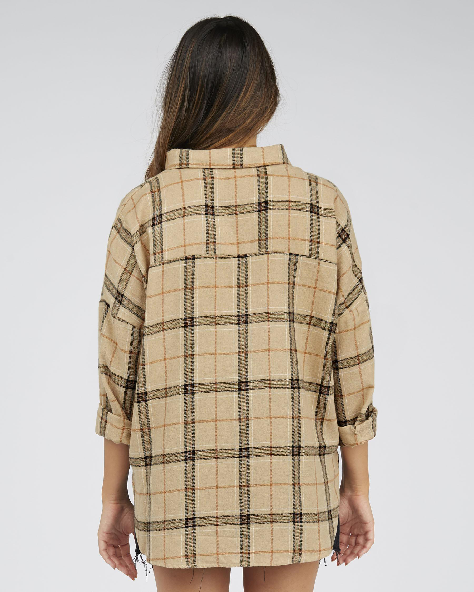 Ava And Ever Calabasas Shirt In Beige City Beach Australia