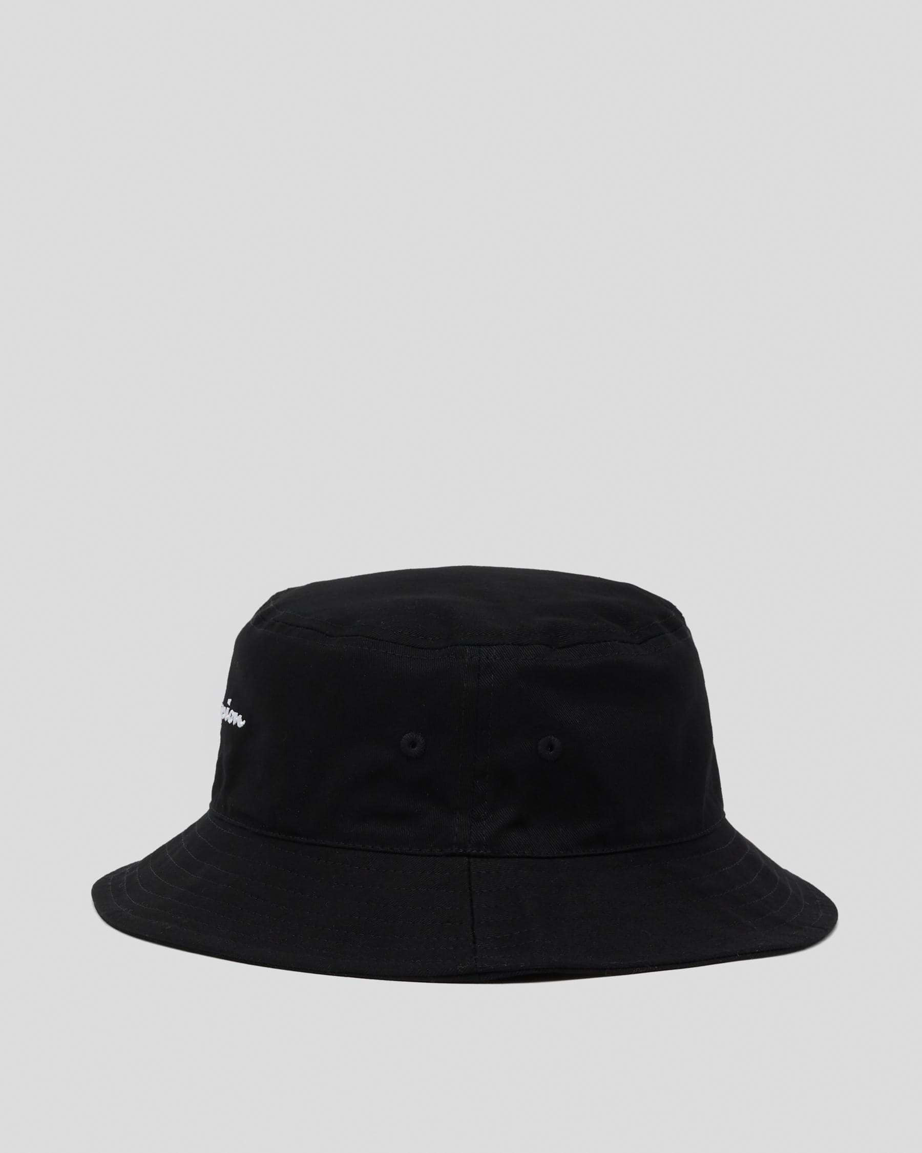 Champion Girls' Logo Bucket Hat In Black - Fast Shipping & Easy Returns ...
