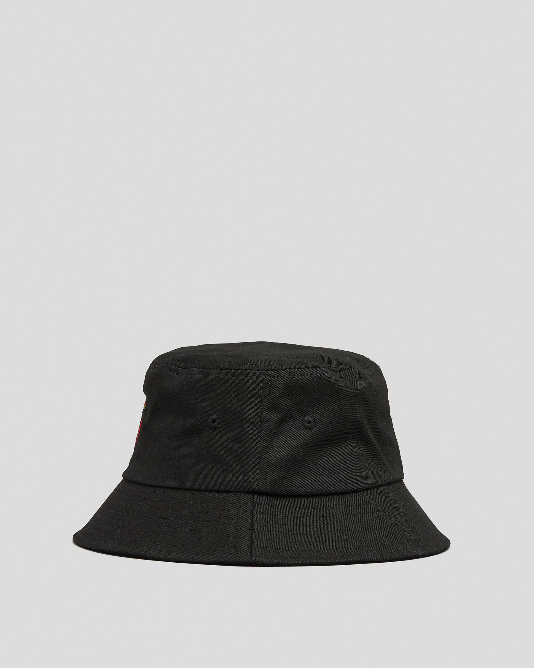 Santa Cruz Classic Dot Bucket Hat In Black - Fast Shipping & Easy ...