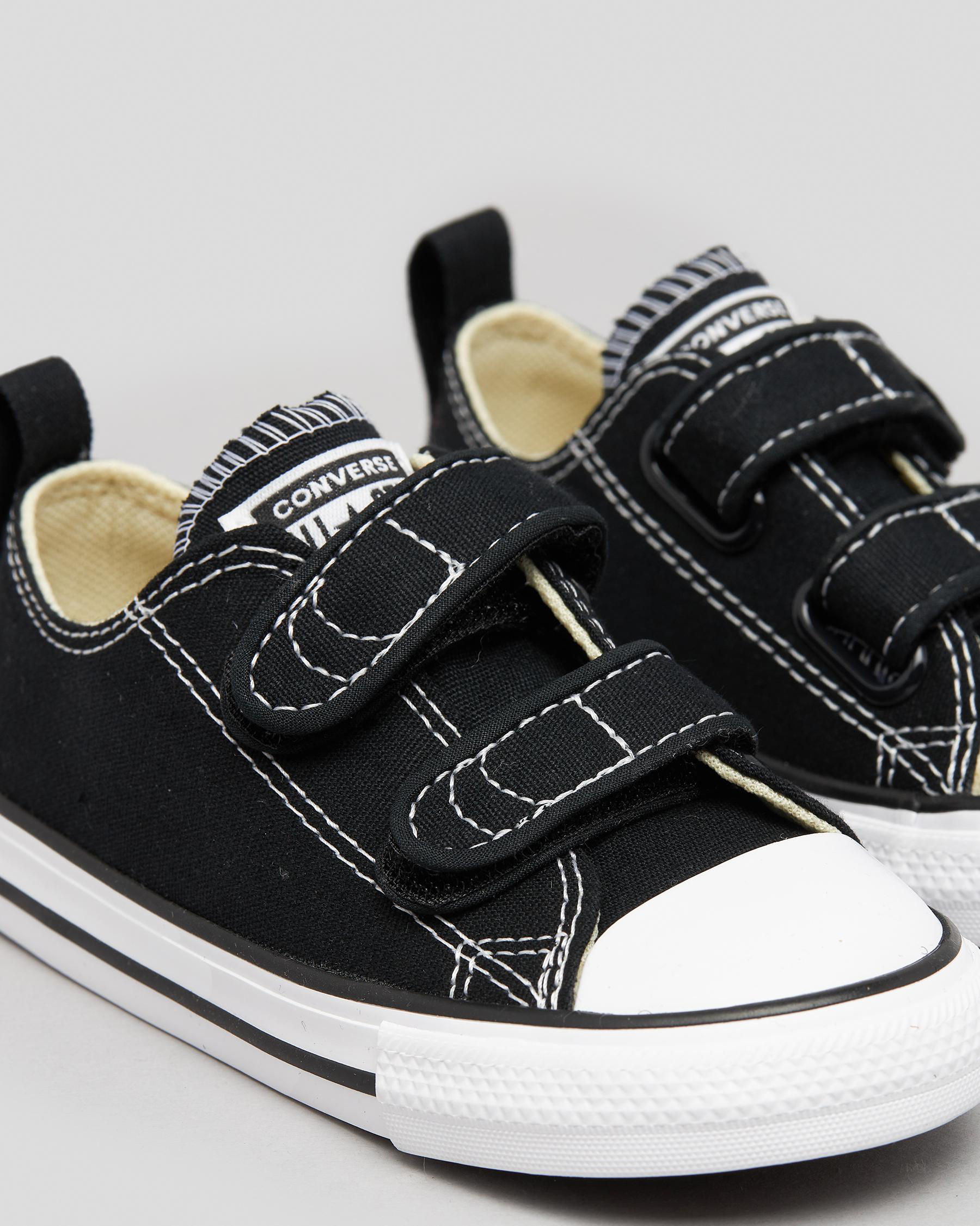 Converse Toddlers' Chuck Taylor All Star 2V Shoes In Black Fast