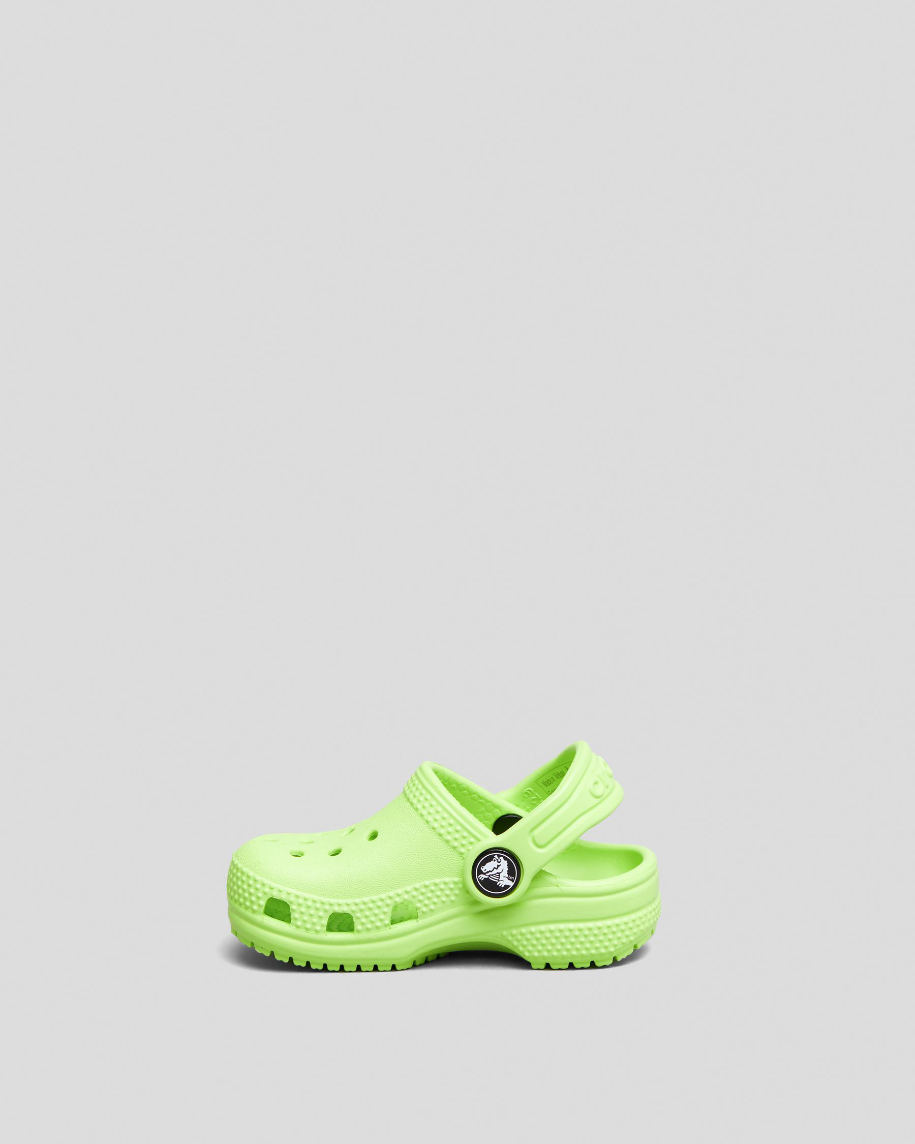 Shop Crocs Toddlers' Classic Clogs In Limeade - Fast Shipping & Easy ...