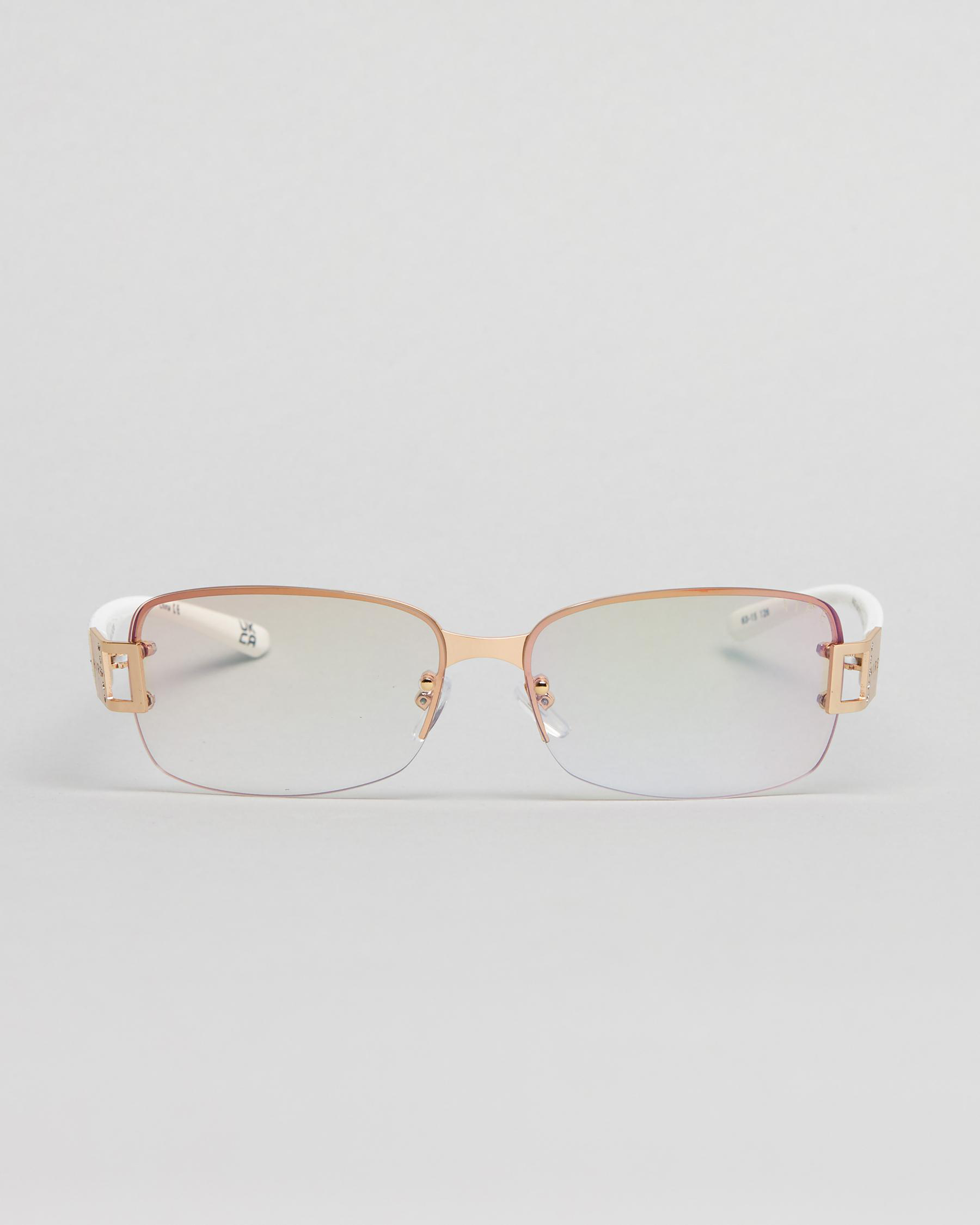 Shop Aire Phoenix Sunglasses In Gold White/champagne Grad Tint Fast