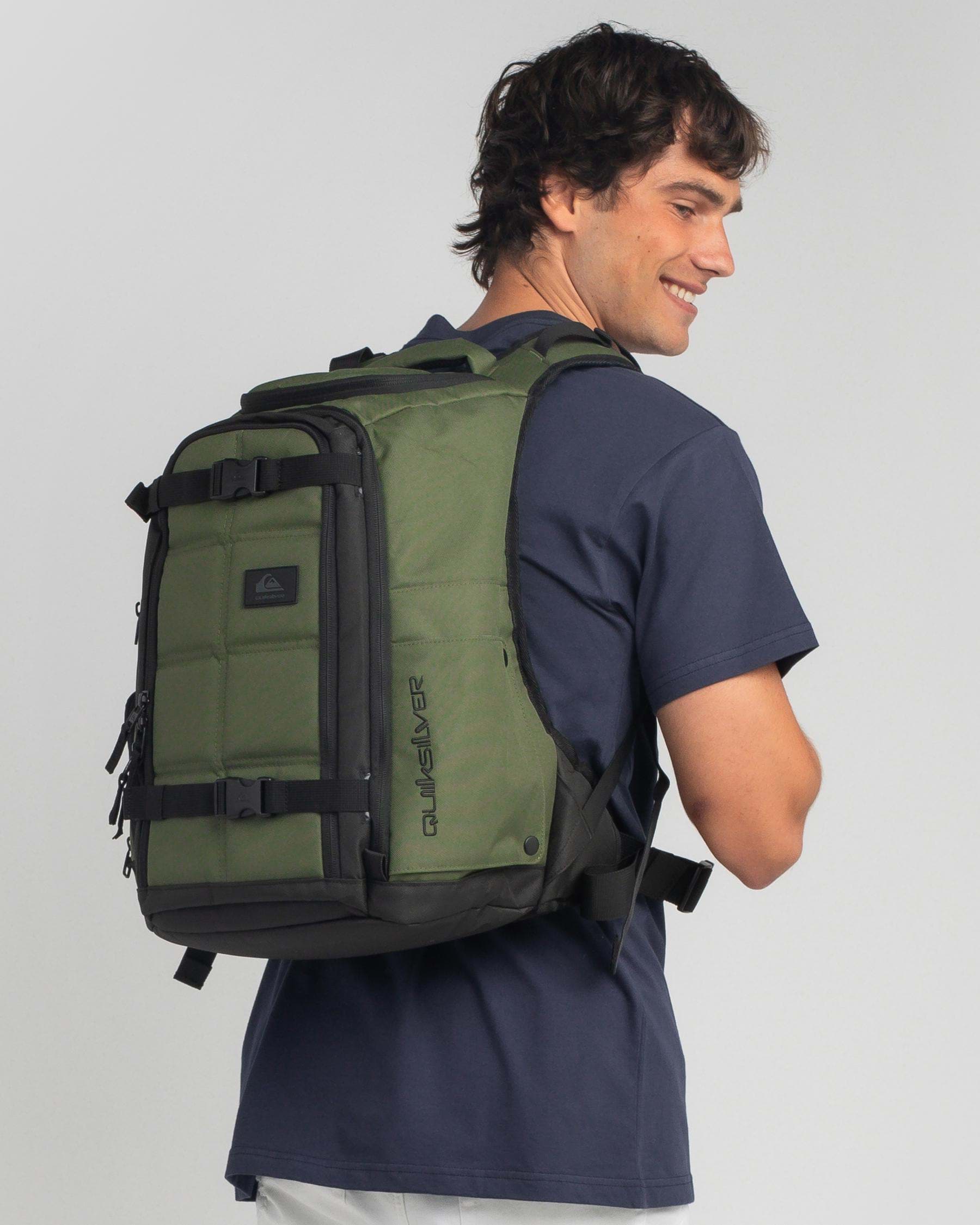 Shop Quiksilver Grenade Backpack In Thyme - Fast Shipping & Easy ...