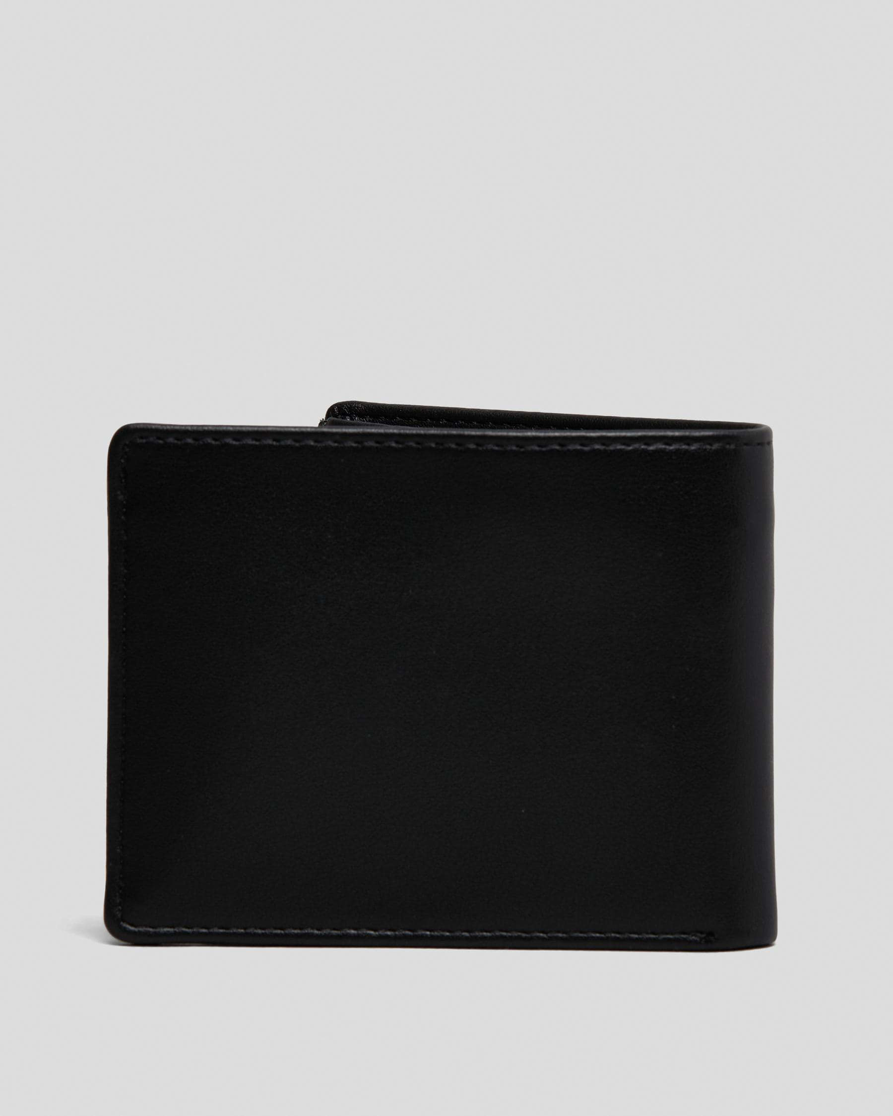 Lucid Primary Leather Wallet In Black - Fast Shipping & Easy Returns ...