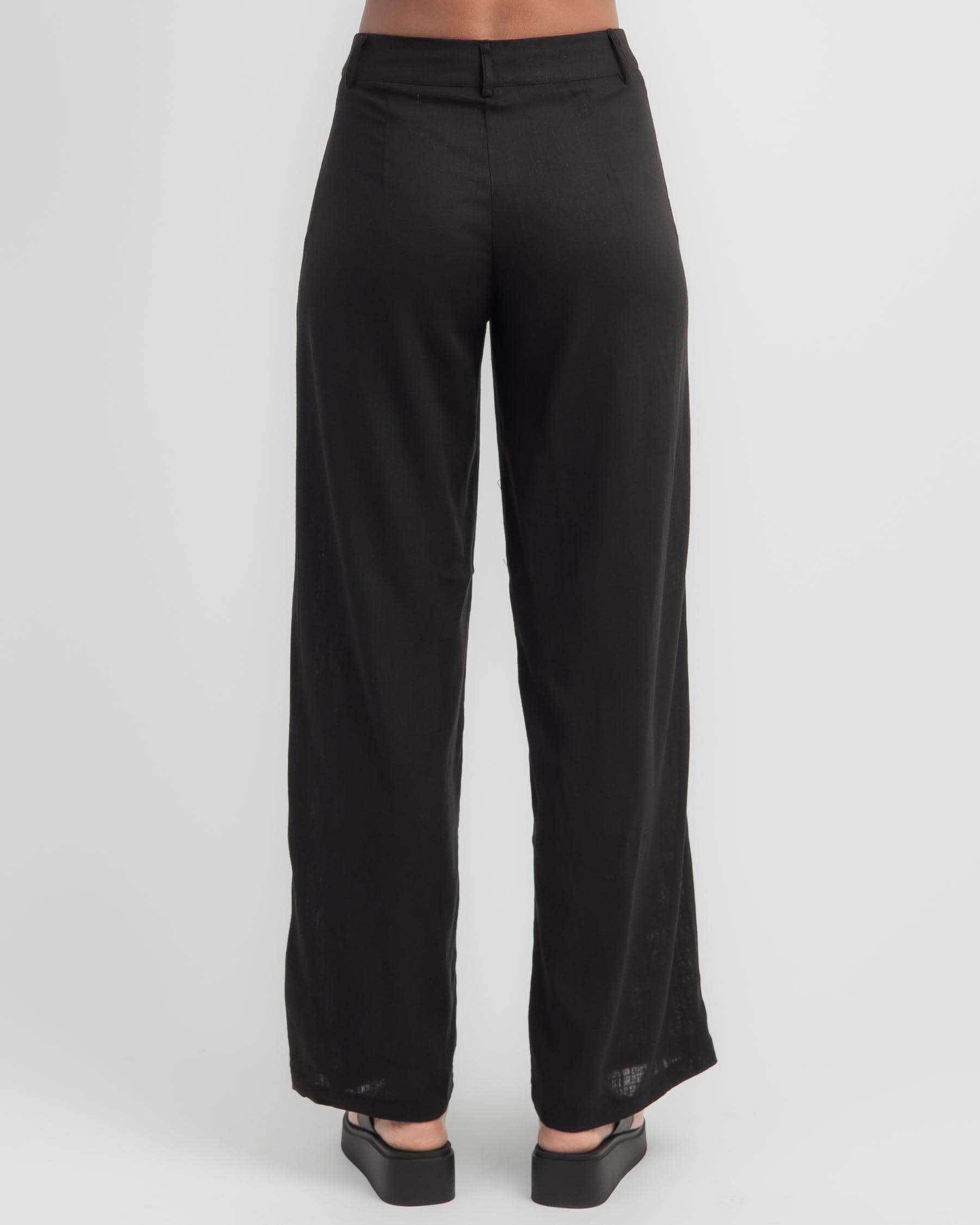 Shop Mooloola Serena Pants In Black - Fast Shipping & Easy Returns ...