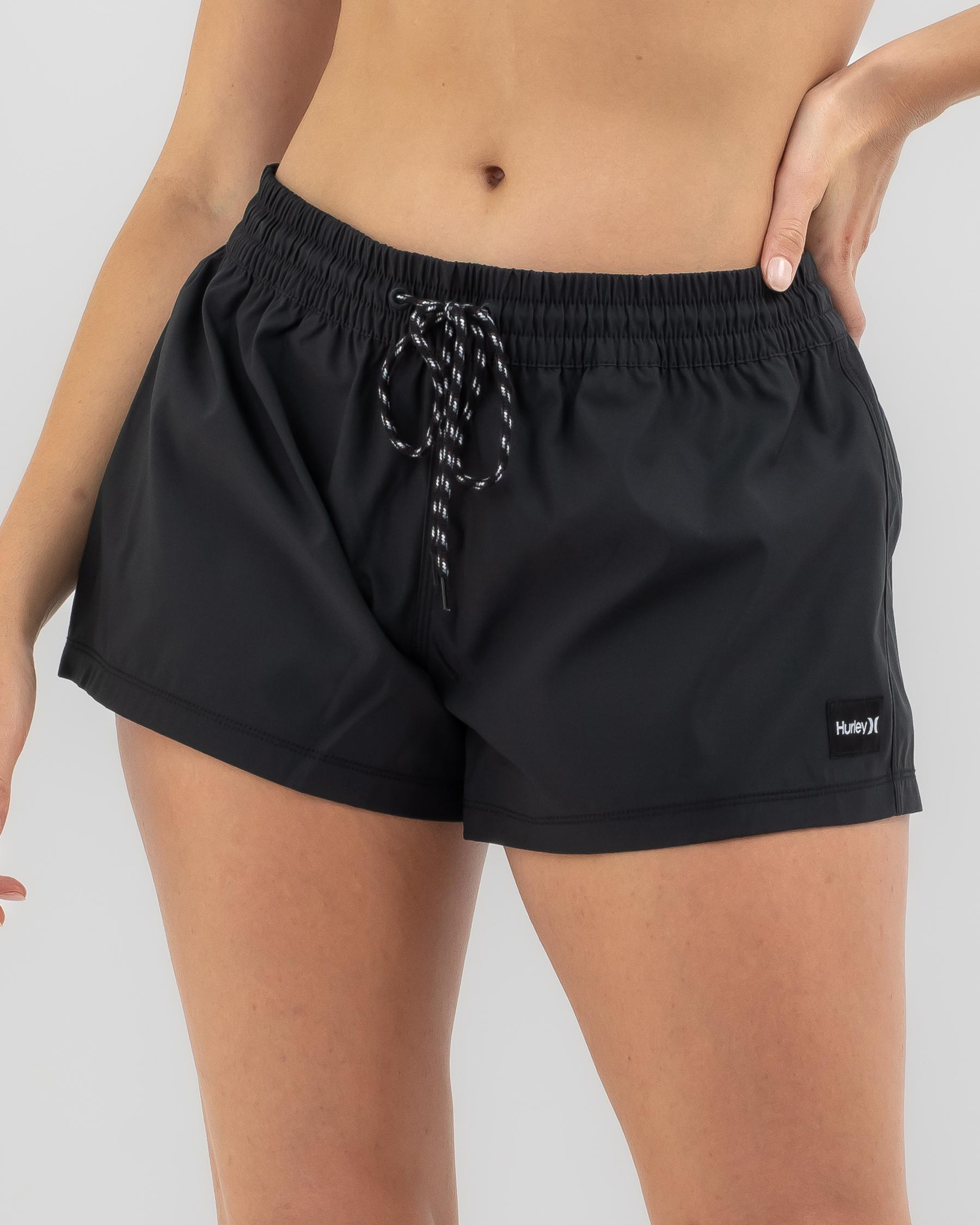 Shop Hurley Staple Board Shorts In Black Fast Shipping & Easy Returns