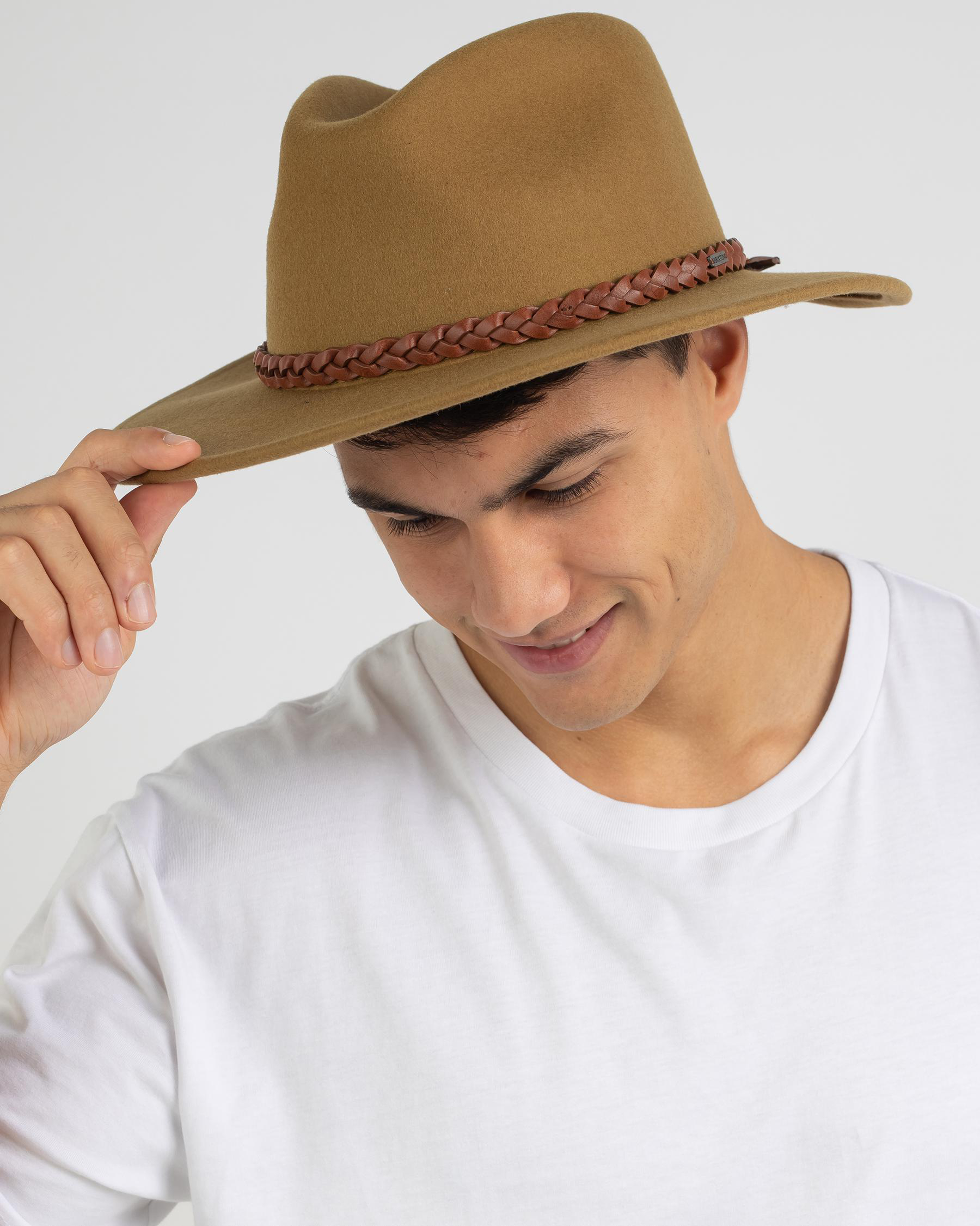 Brixton Messer Western Felt Hat In 