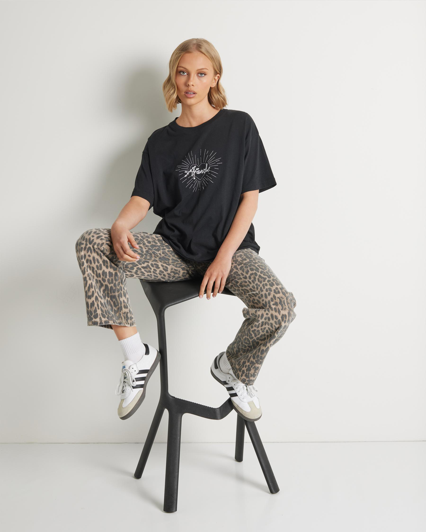 Shop Afends Pulse Hemp Oversized T-Shirt In Black - Fast Shipping ...