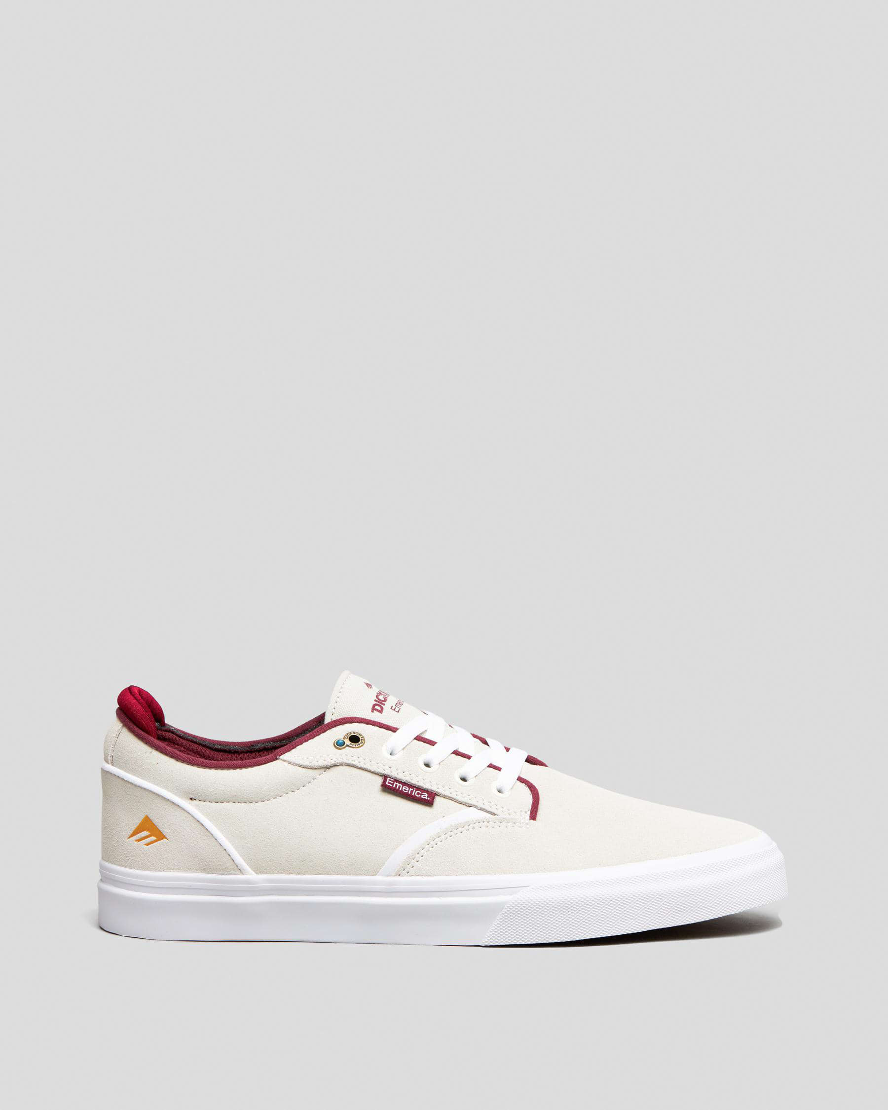 Emerica Dickson Shoes In White - Fast Shipping & Easy Returns - City ...