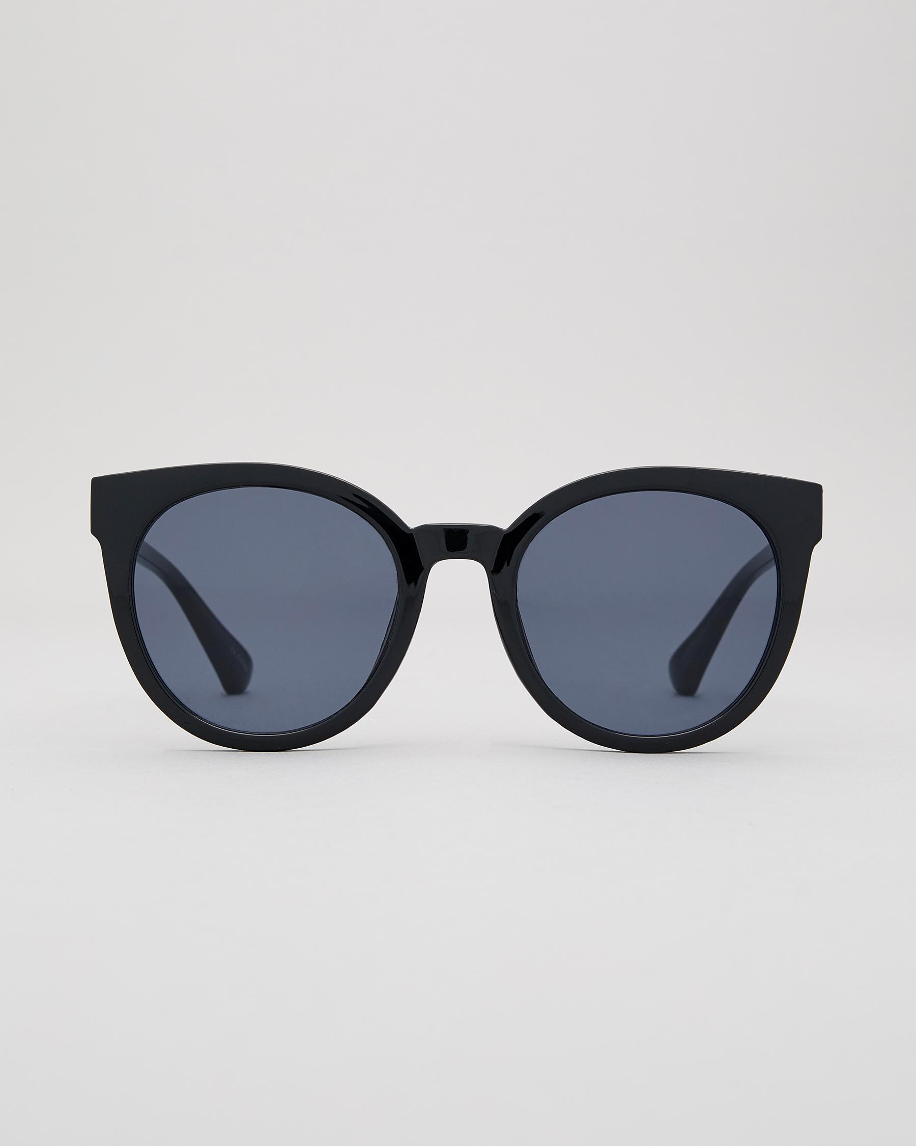 Shop Mink Pink Sierra Sunglasses In Black Fast Shipping Easy