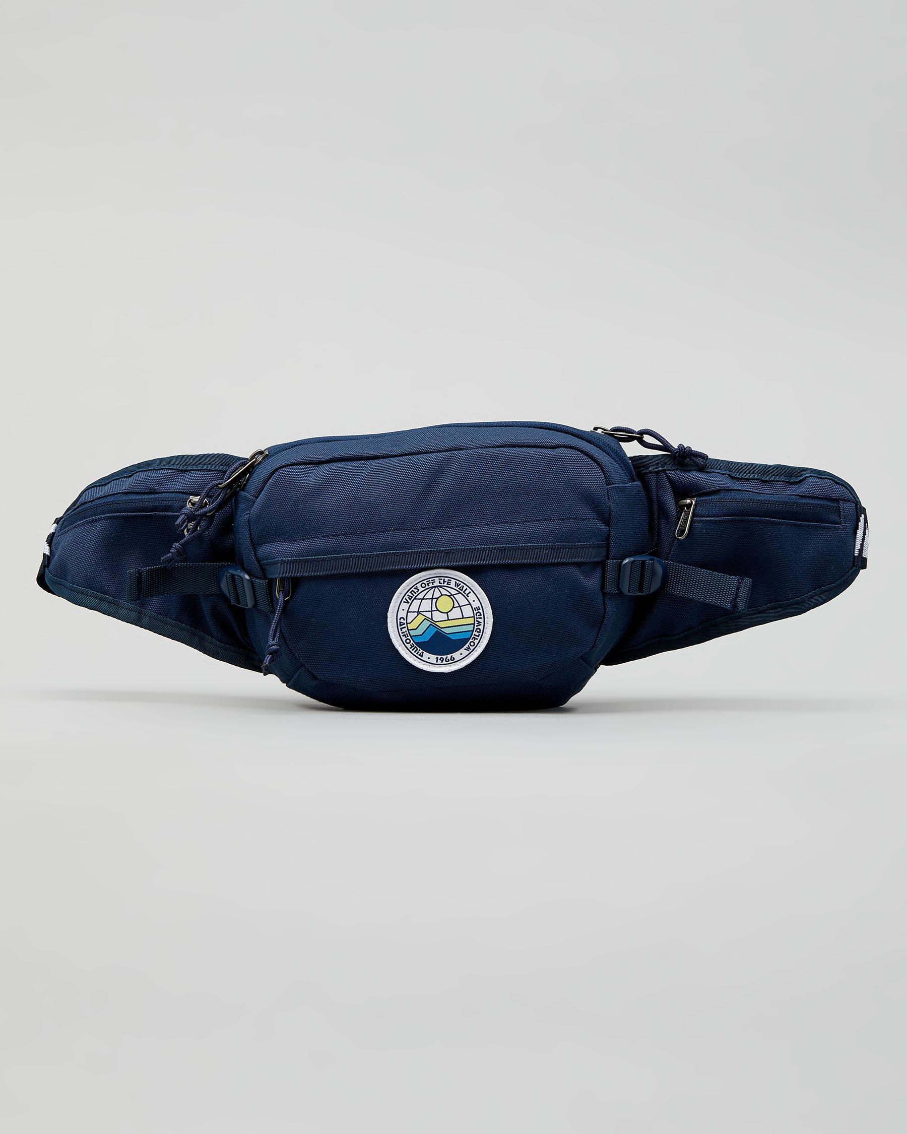 Shop Vans Survey Cross Body Bag In Dress Blue Sport Fast Shipping